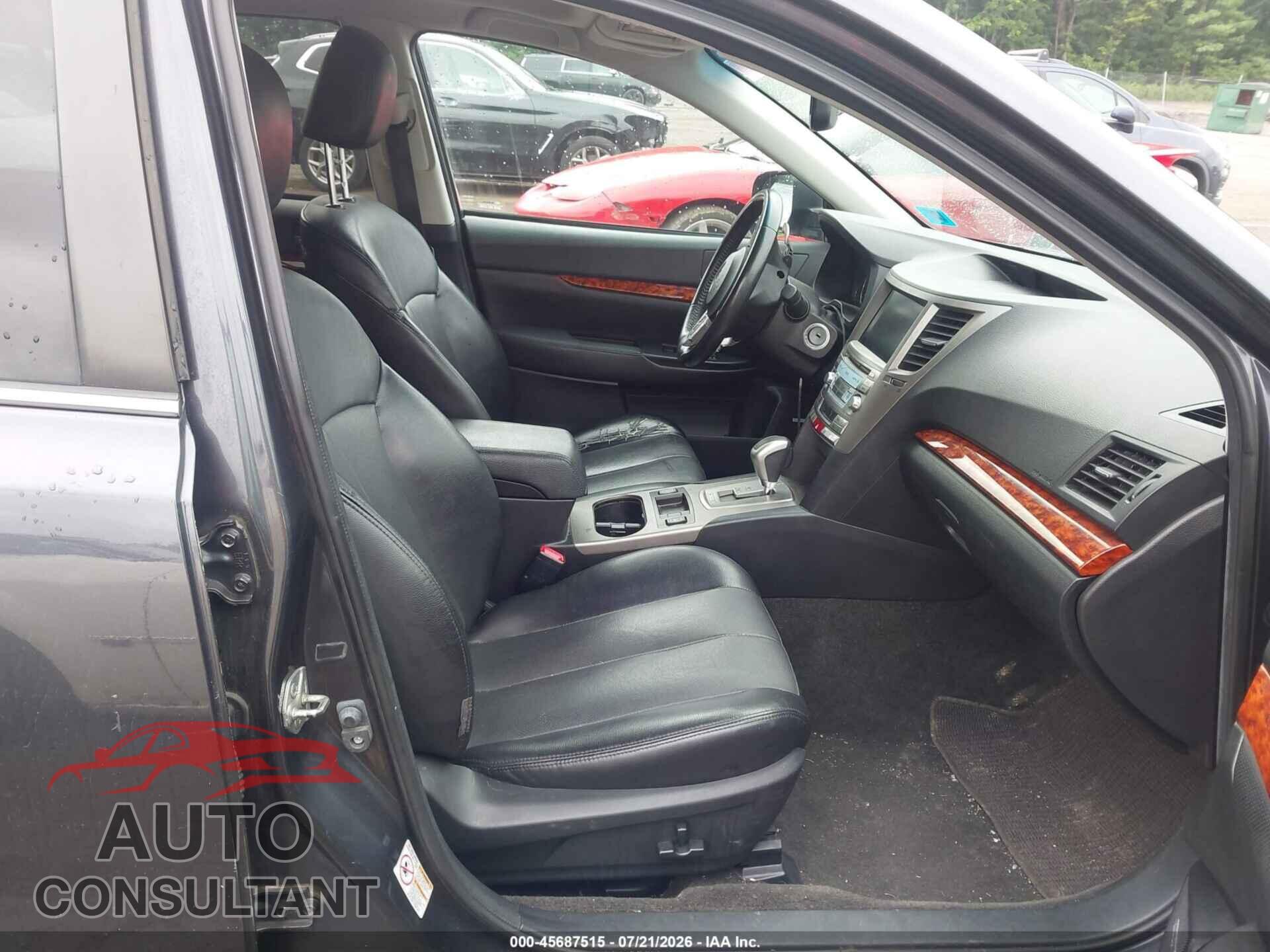 SUBARU OUTBACK 2011 - 4S4BRBLC5B3444035