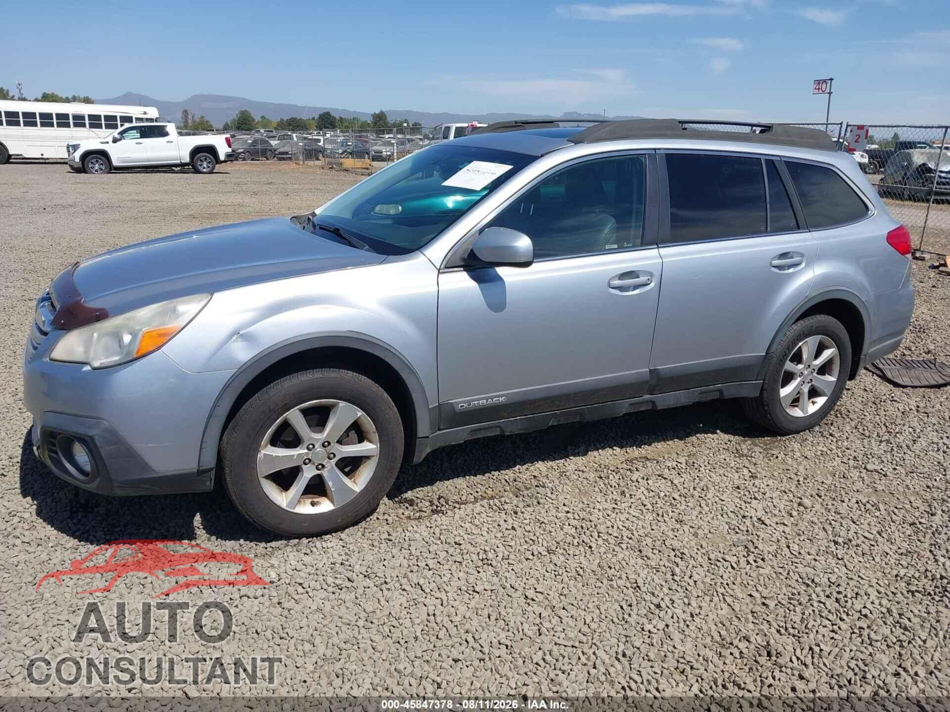 SUBARU OUTBACK 2013 - 4S4BRBPC9D3232753