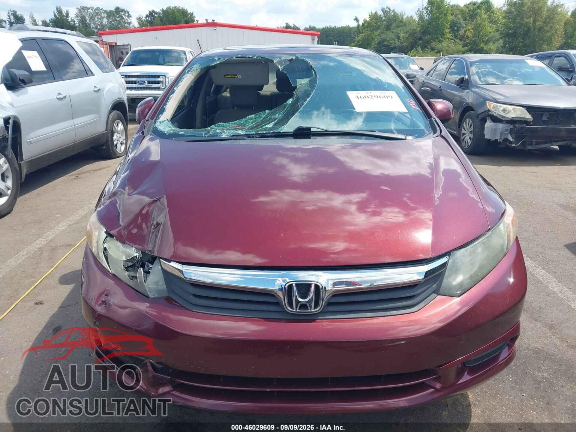 HONDA CIVIC 2012 - 2HGFB2F94CH506308