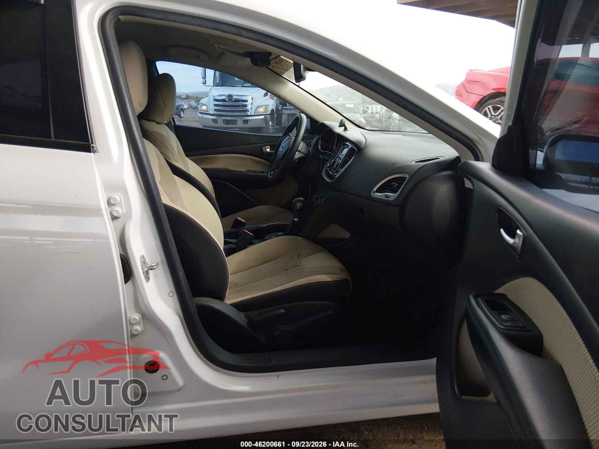 DODGE DART 2016 - 1C3CDFBB2GD749974