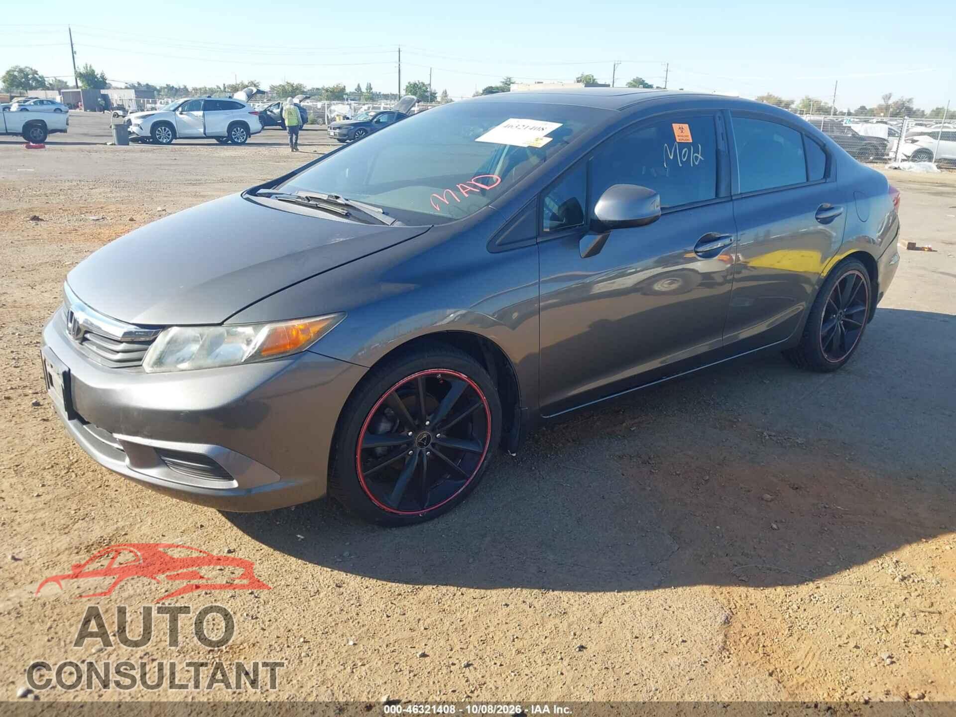 HONDA CIVIC 2012 - 2HGFB2F9XCH578520