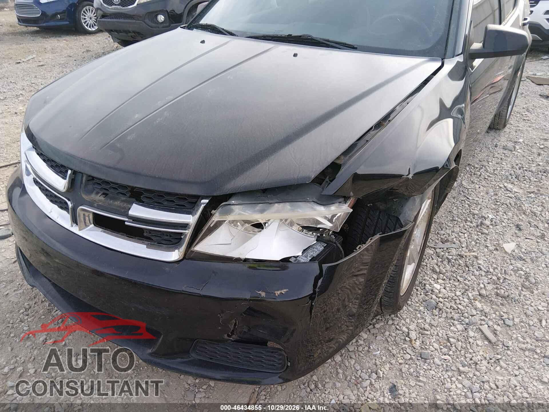 DODGE AVENGER 2013 - 1C3CDZAB9DN535296