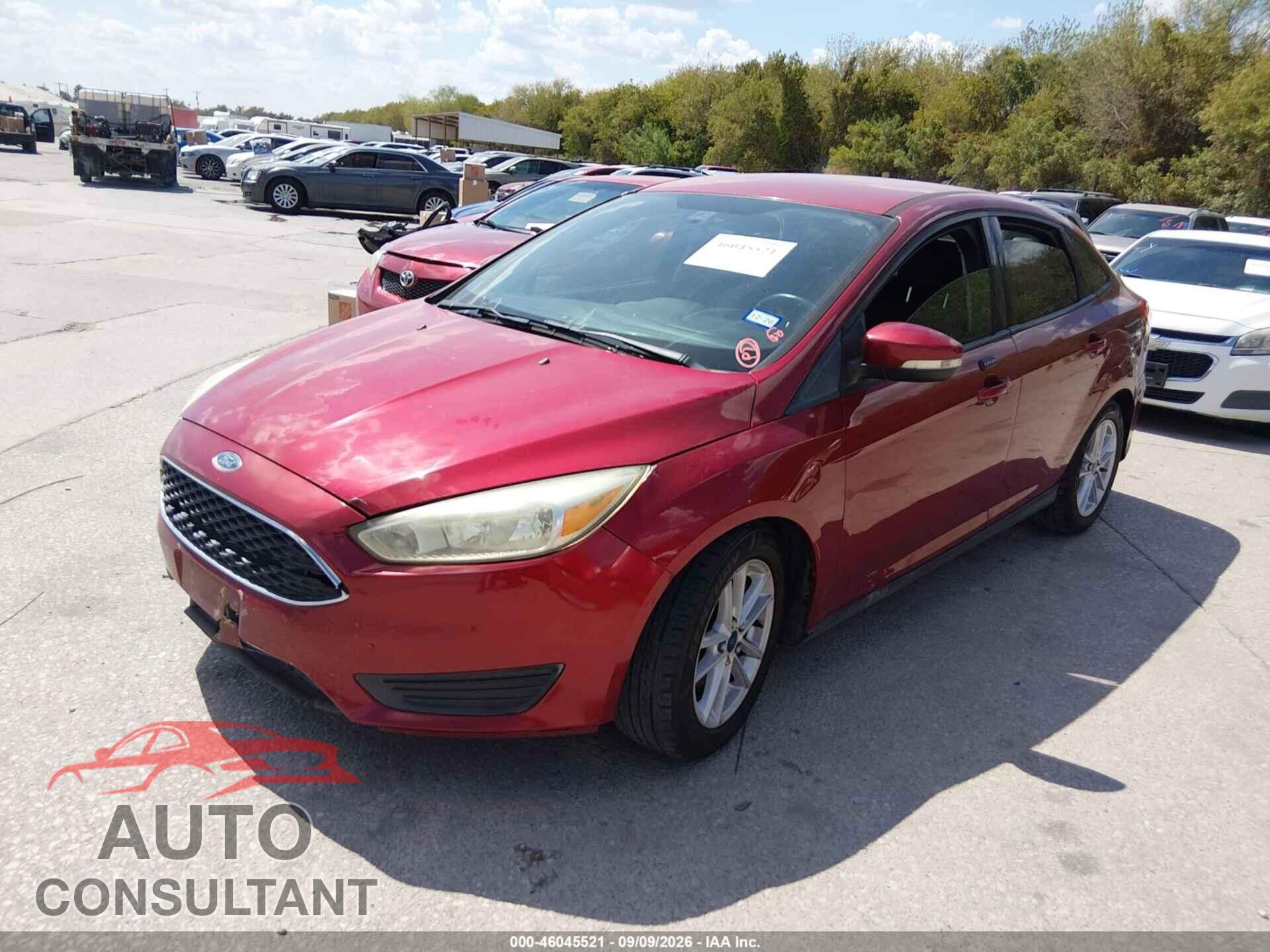 FORD FOCUS 2016 - 1FADP3F22GL289159