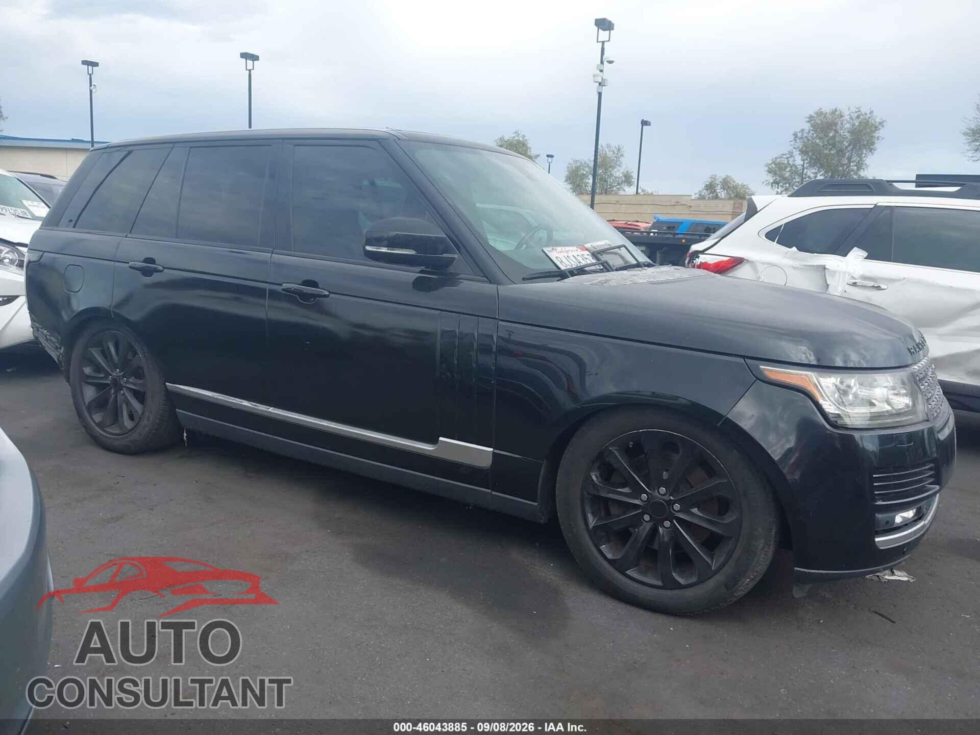 LAND ROVER RANGE ROVER 2015 - SALGS2VF9FA228608