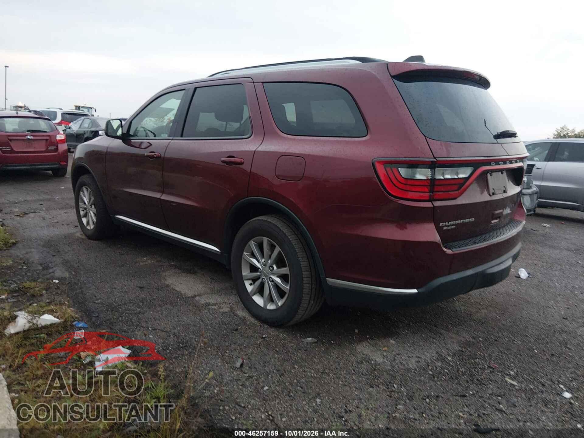 DODGE DURANGO 2016 - 1C4RDJAG9GC459954