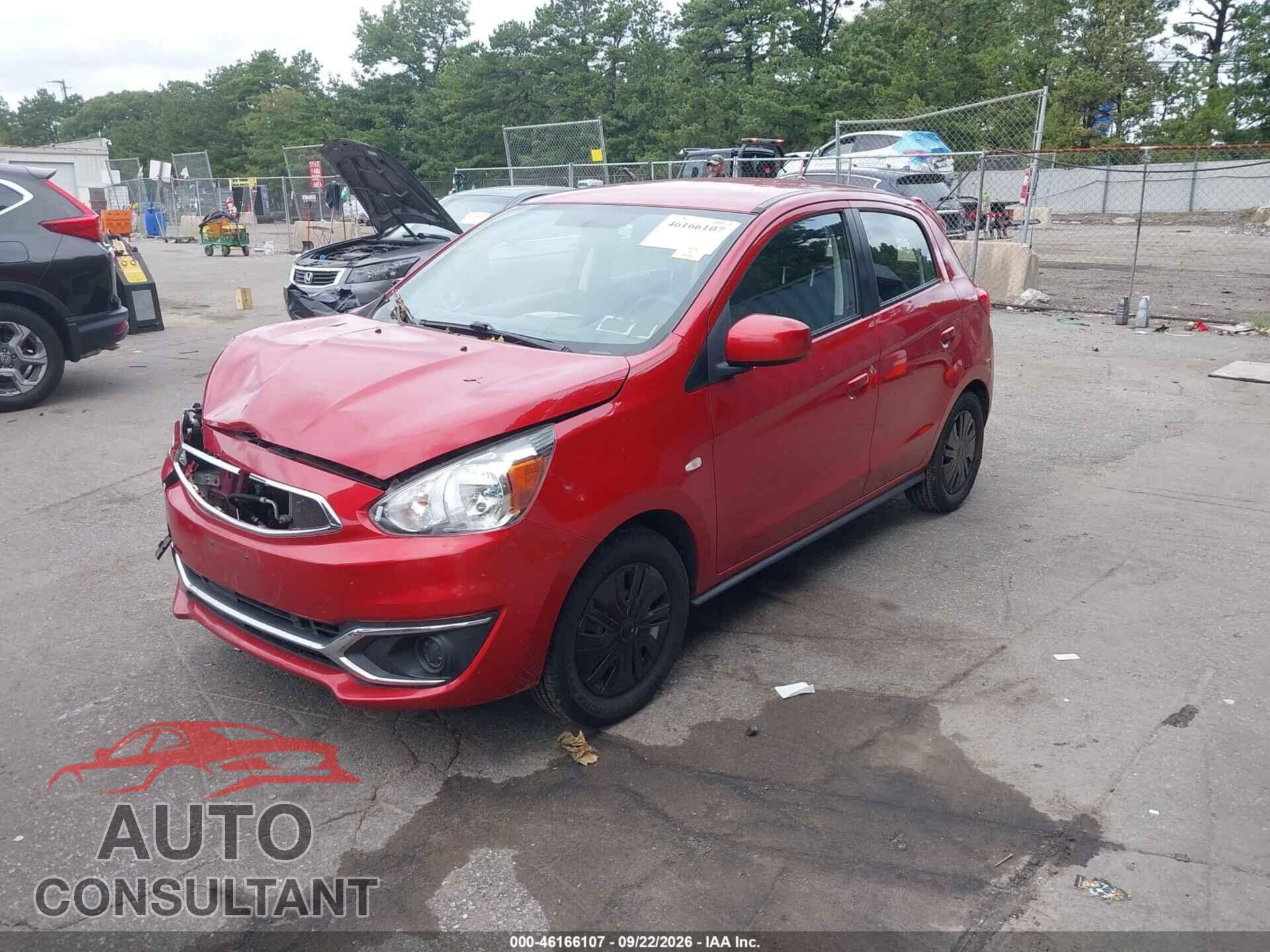MITSUBISHI MIRAGE 2019 - ML32A3HJ0KH003931