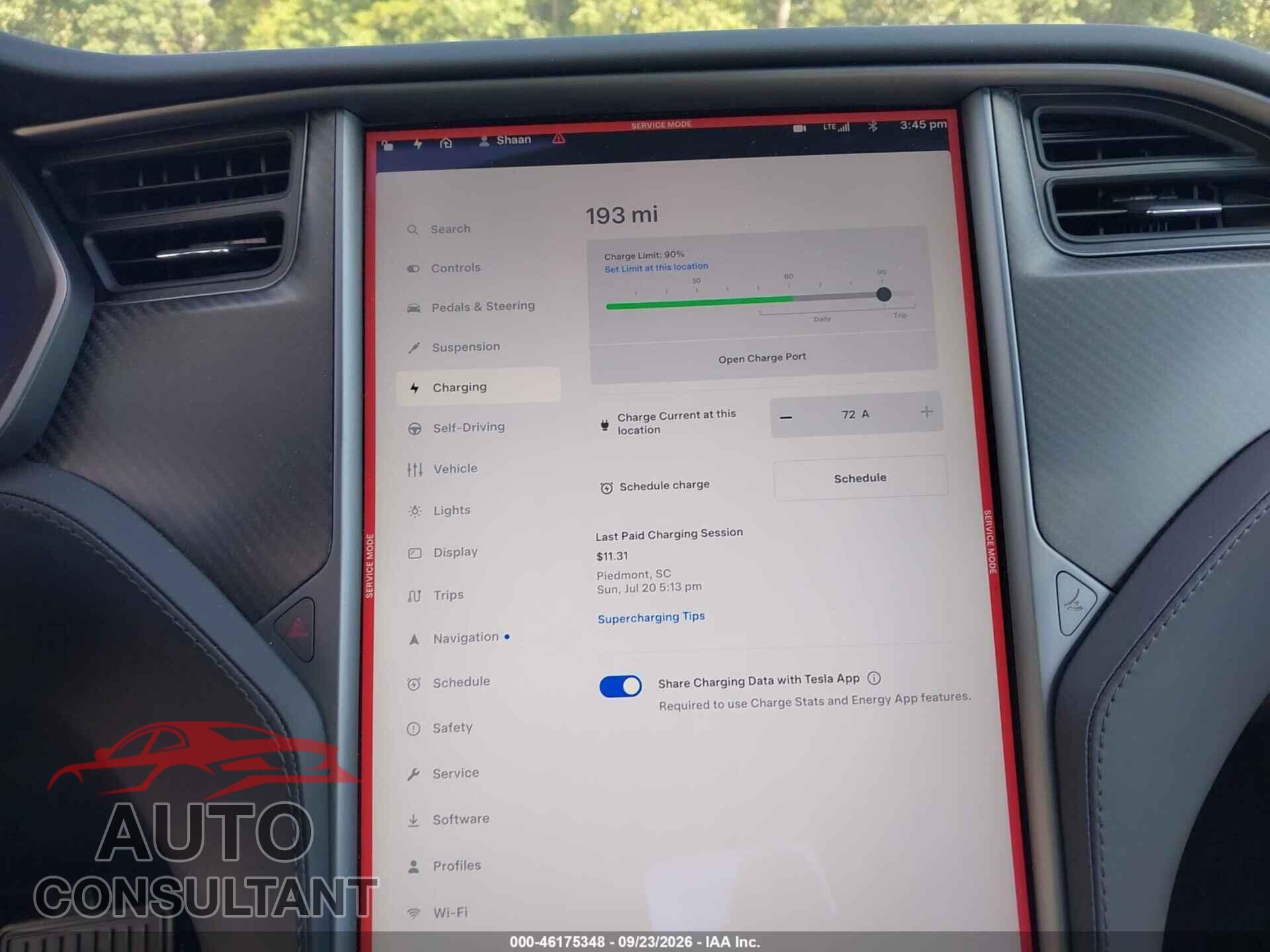 TESLA MODEL S 2018 - 5YJSA1E27JF268343