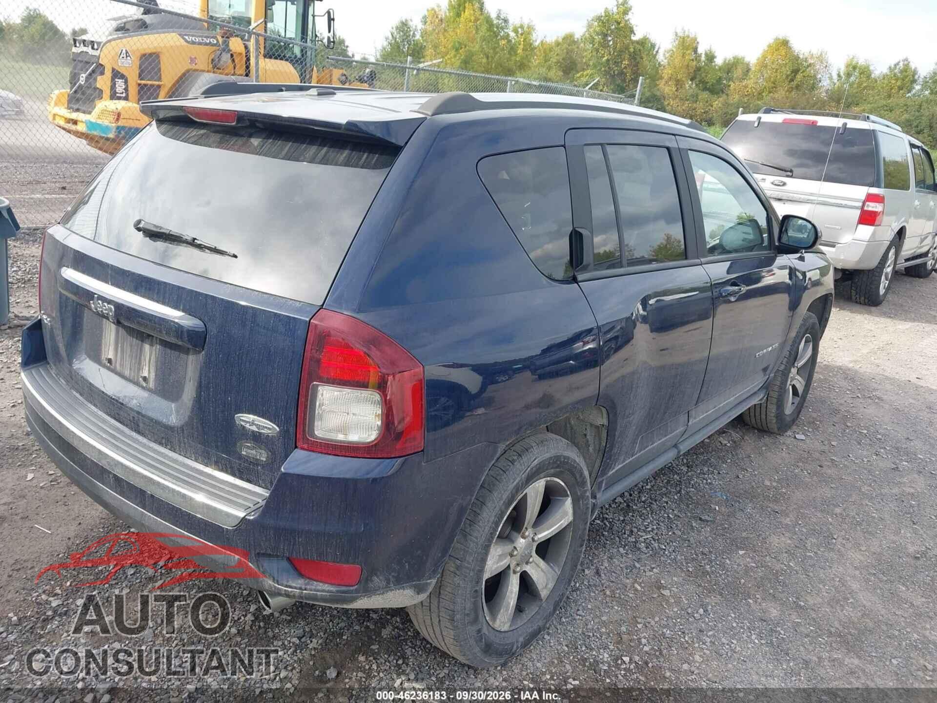 JEEP COMPASS 2017 - 1C4NJDEB4HD103205