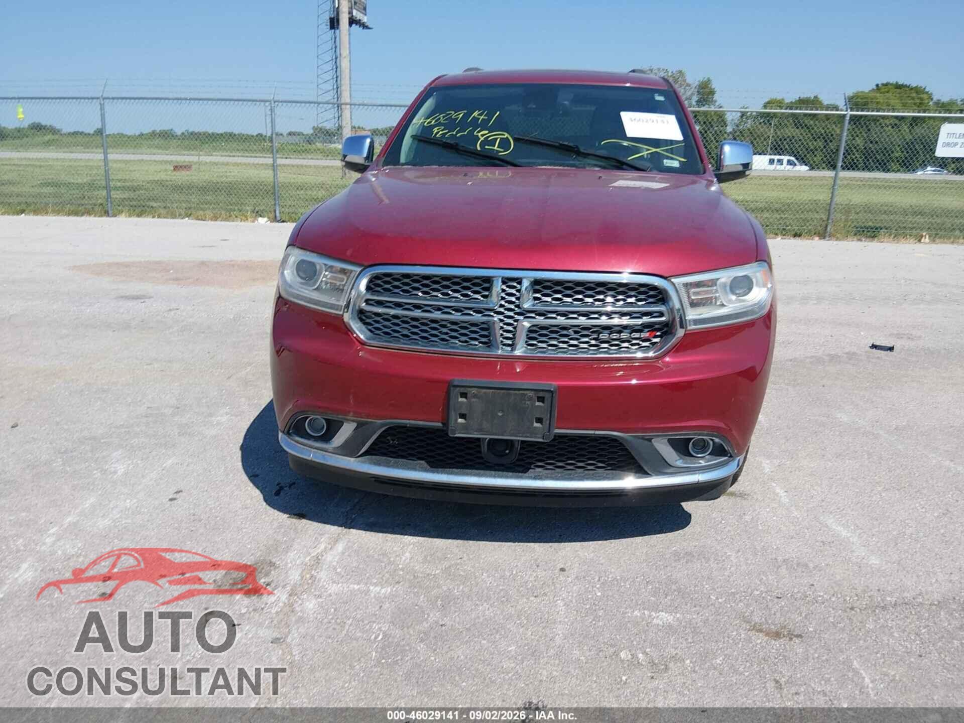 DODGE DURANGO 2015 - 1C4RDJEG6FC156221