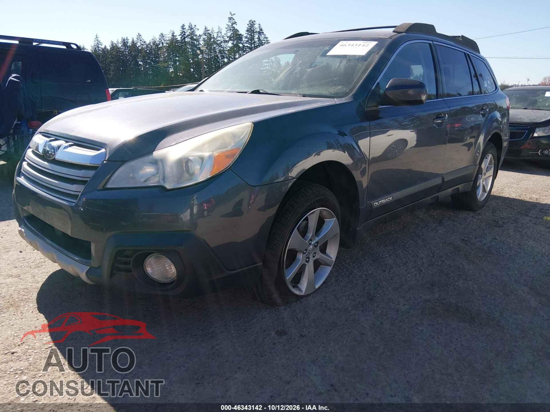 SUBARU OUTBACK 2014 - 4S4BRBLC8E3299206