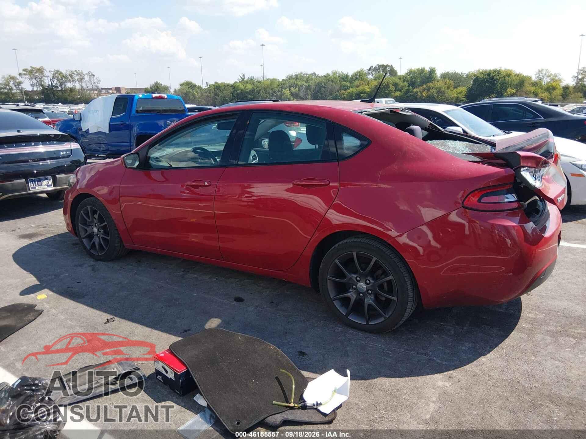 DODGE DART 2016 - 1C3CDFFA2GD802237