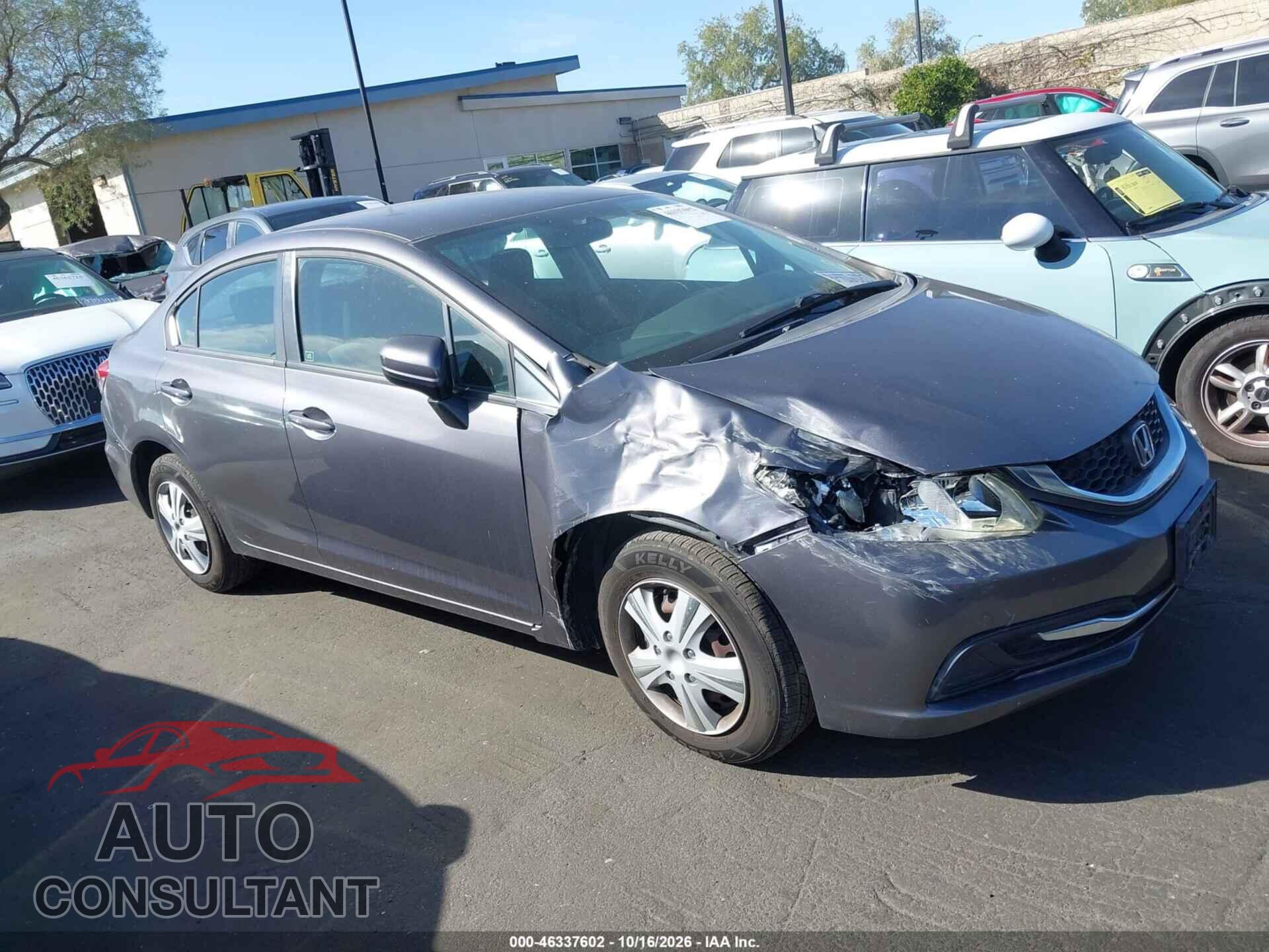 HONDA CIVIC 2014 - 19XFB2F59EE229715