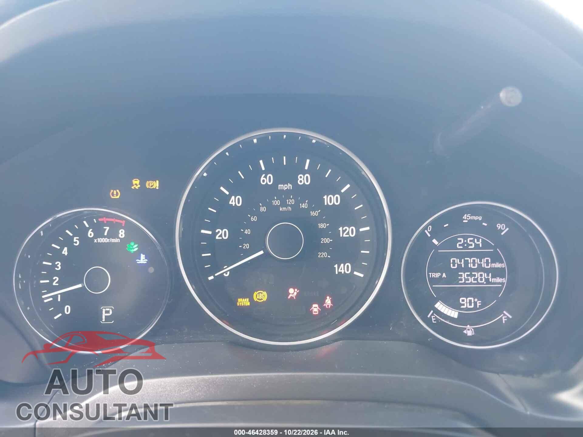 HONDA HR-V 2019 - 3CZRU5H35KM724834