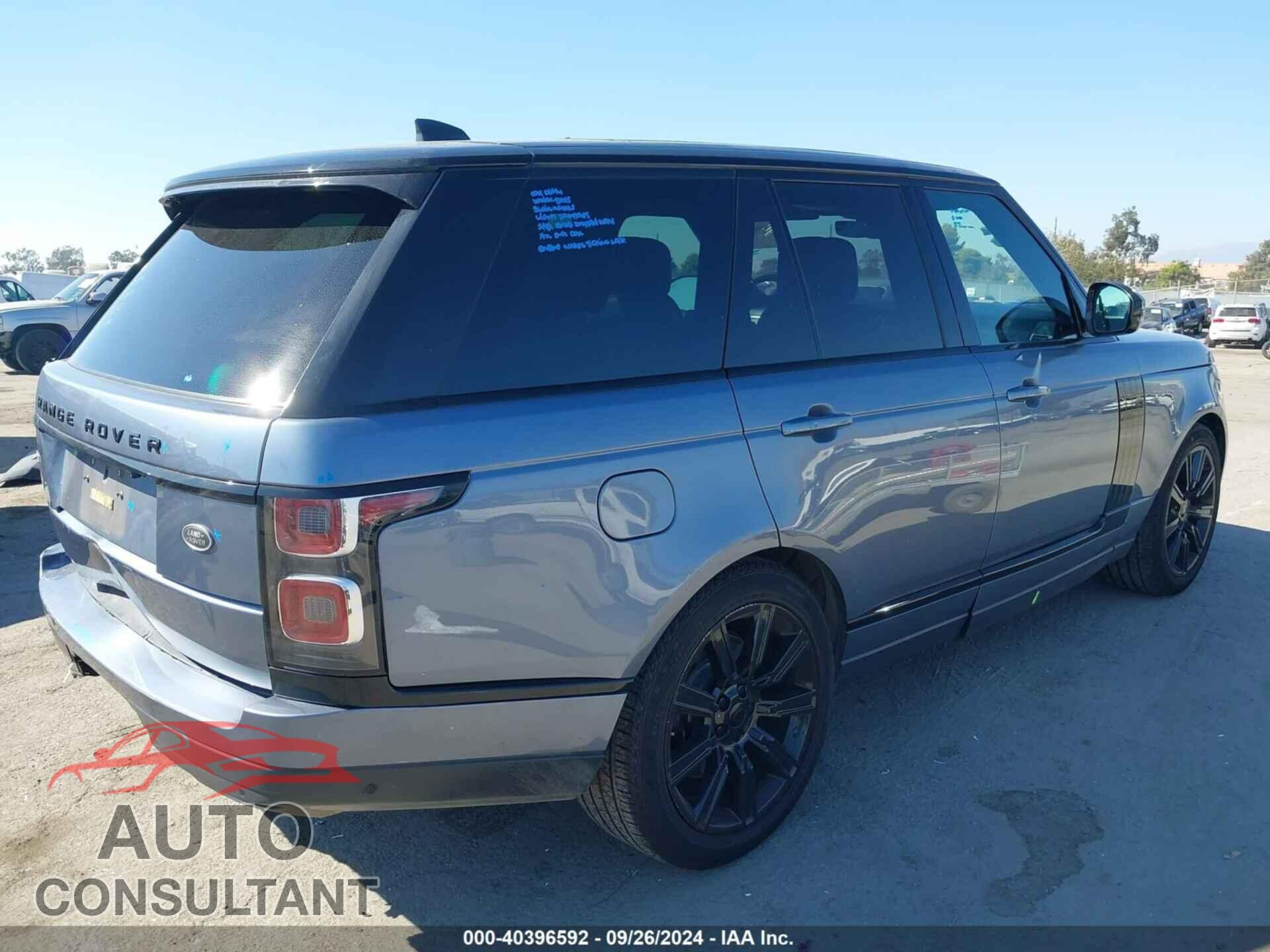LAND ROVER RANGE ROVER 2019 - SALGS2SV7KA558043