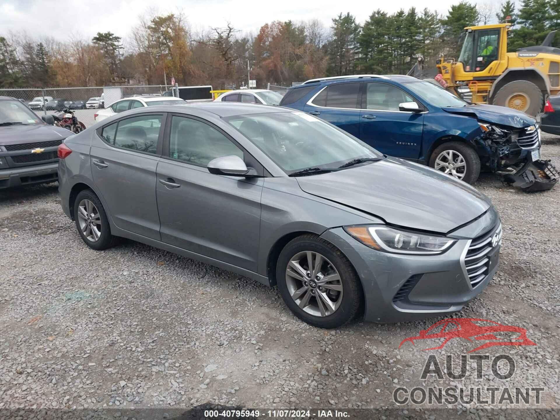 HYUNDAI ELANTRA 2018 - KMHD84LF8JU554975