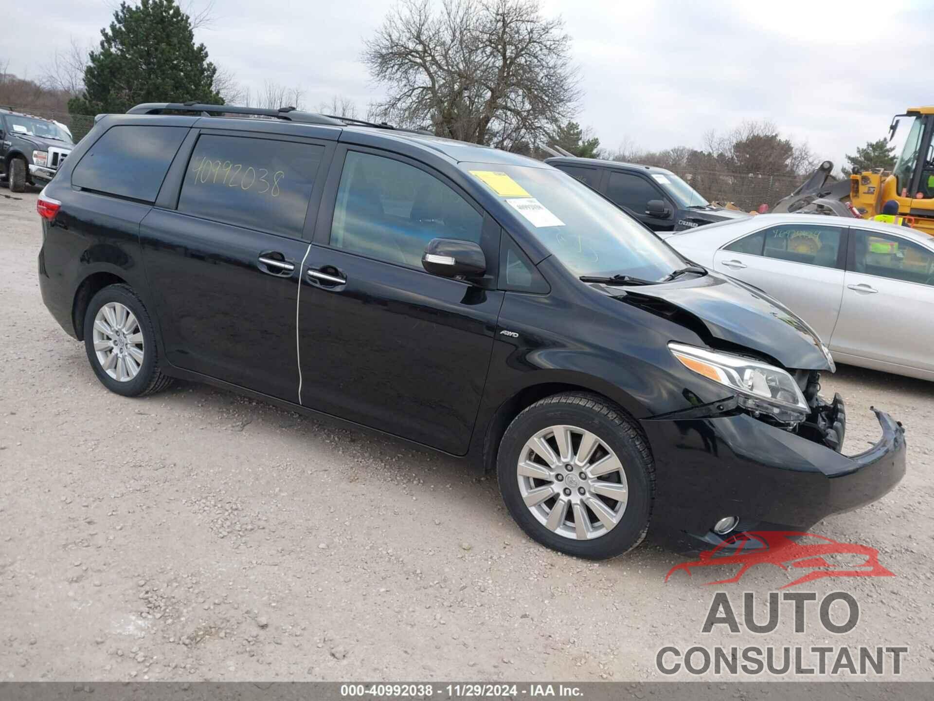 TOYOTA SIENNA 2017 - 5TDDZ3DC1HS156327