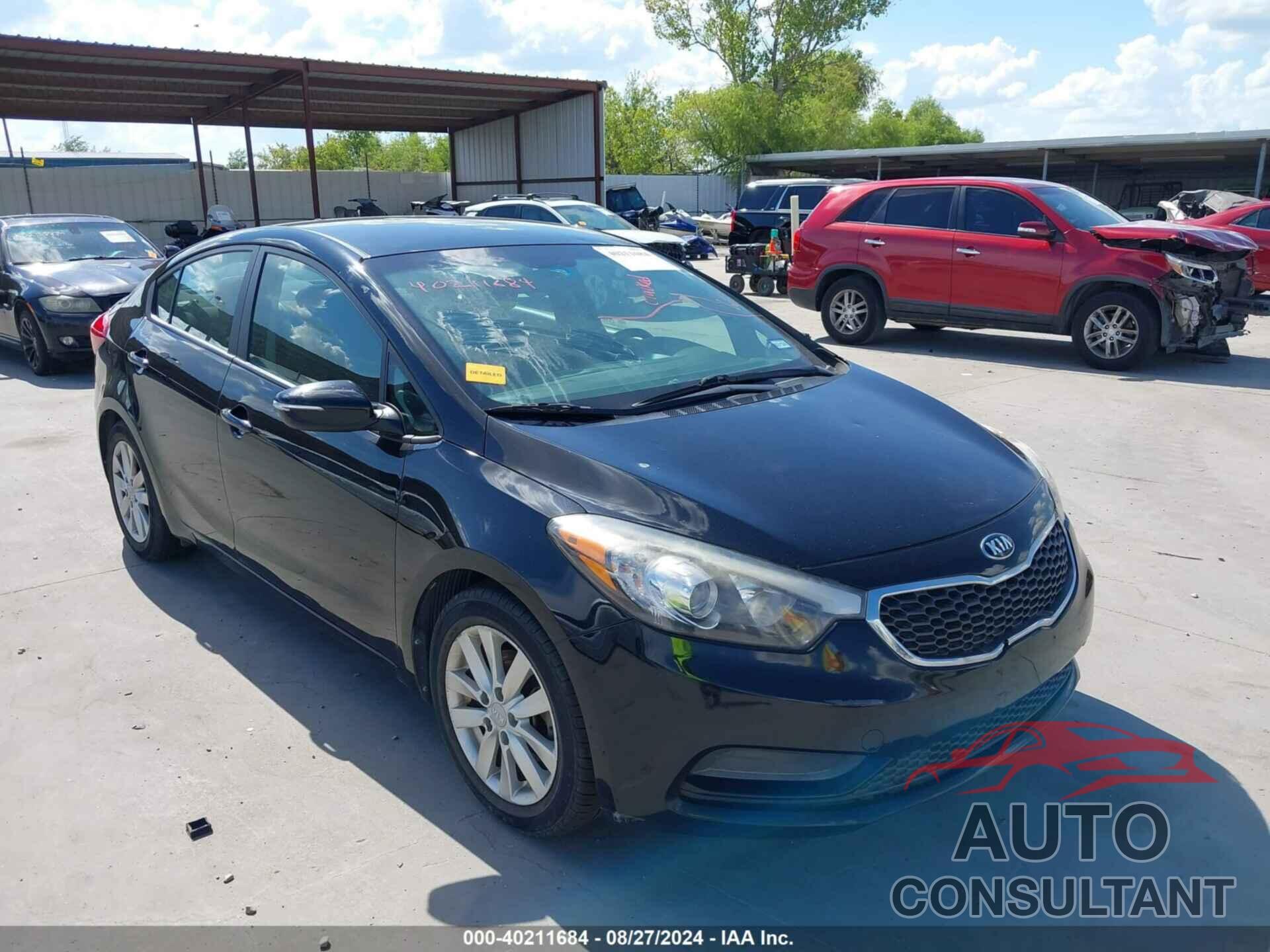 KIA FORTE 2016 - KNAFX4A60G5438138