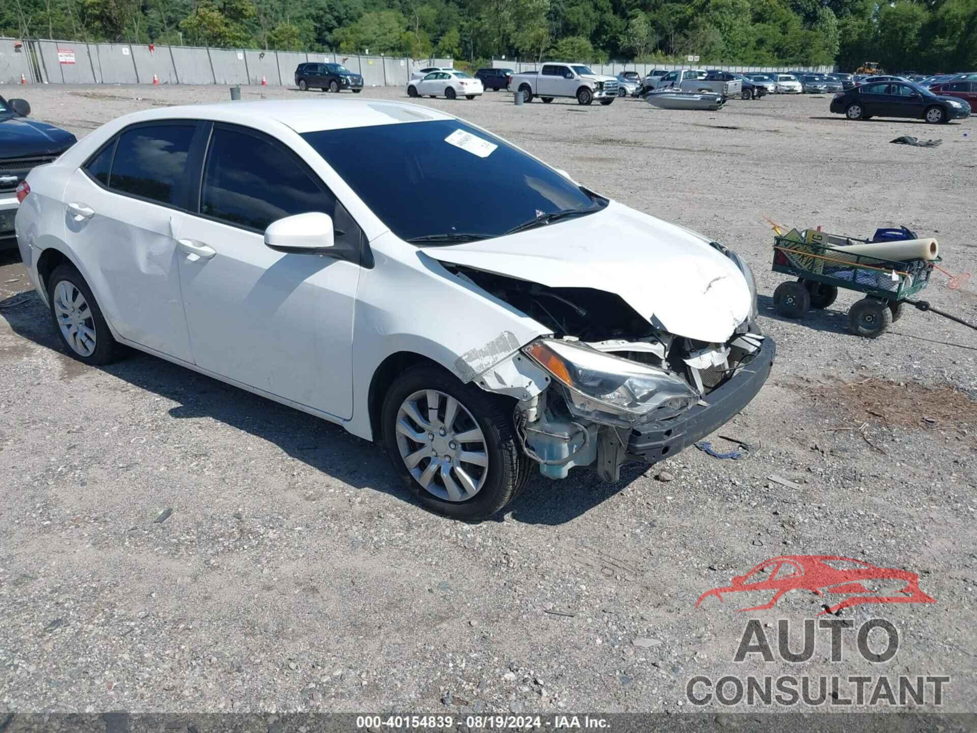 TOYOTA COROLLA 2014 - 5YFBURHE6EP132016