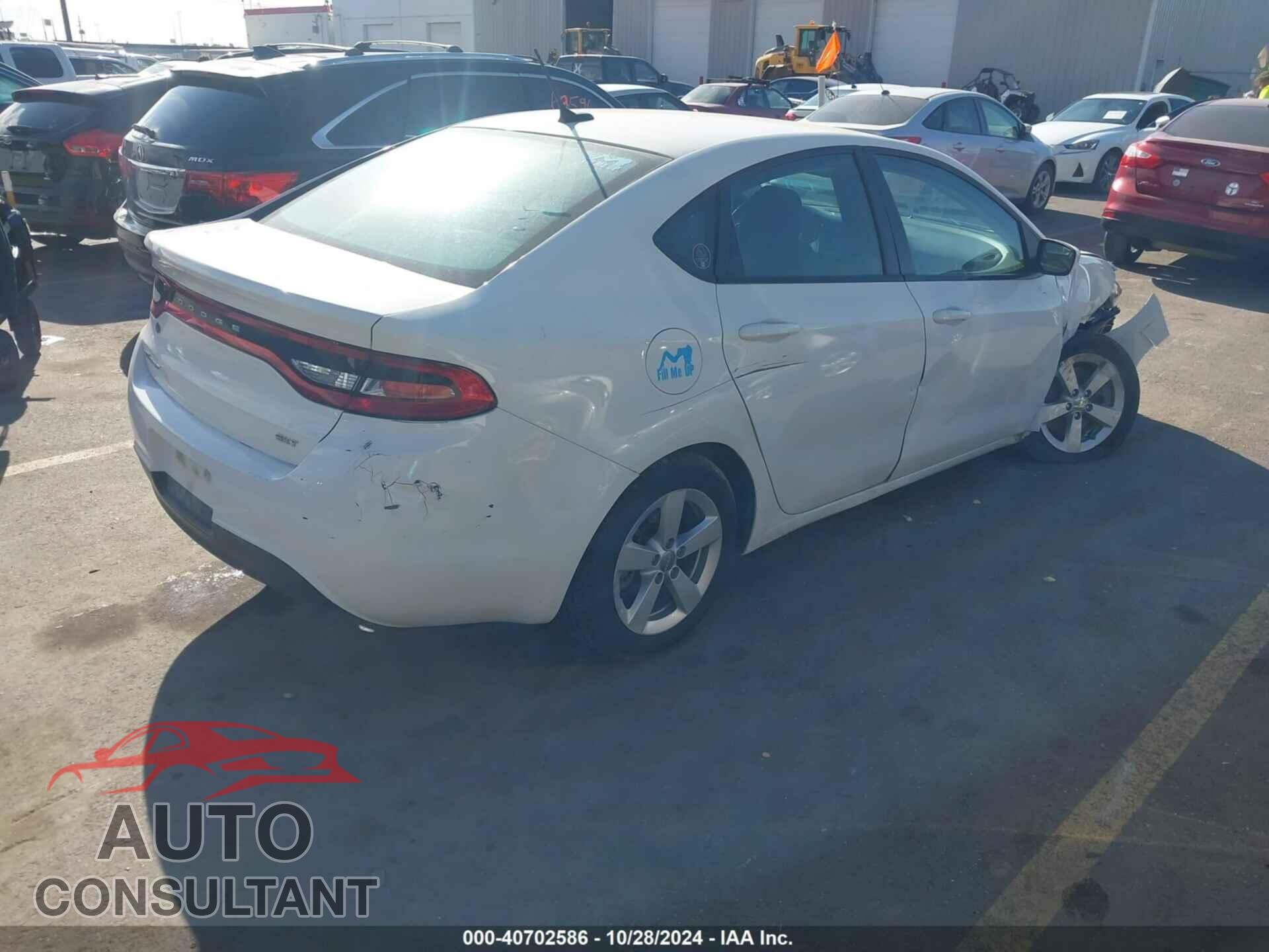 DODGE DART 2015 - 1C3CDFBB2FD265298