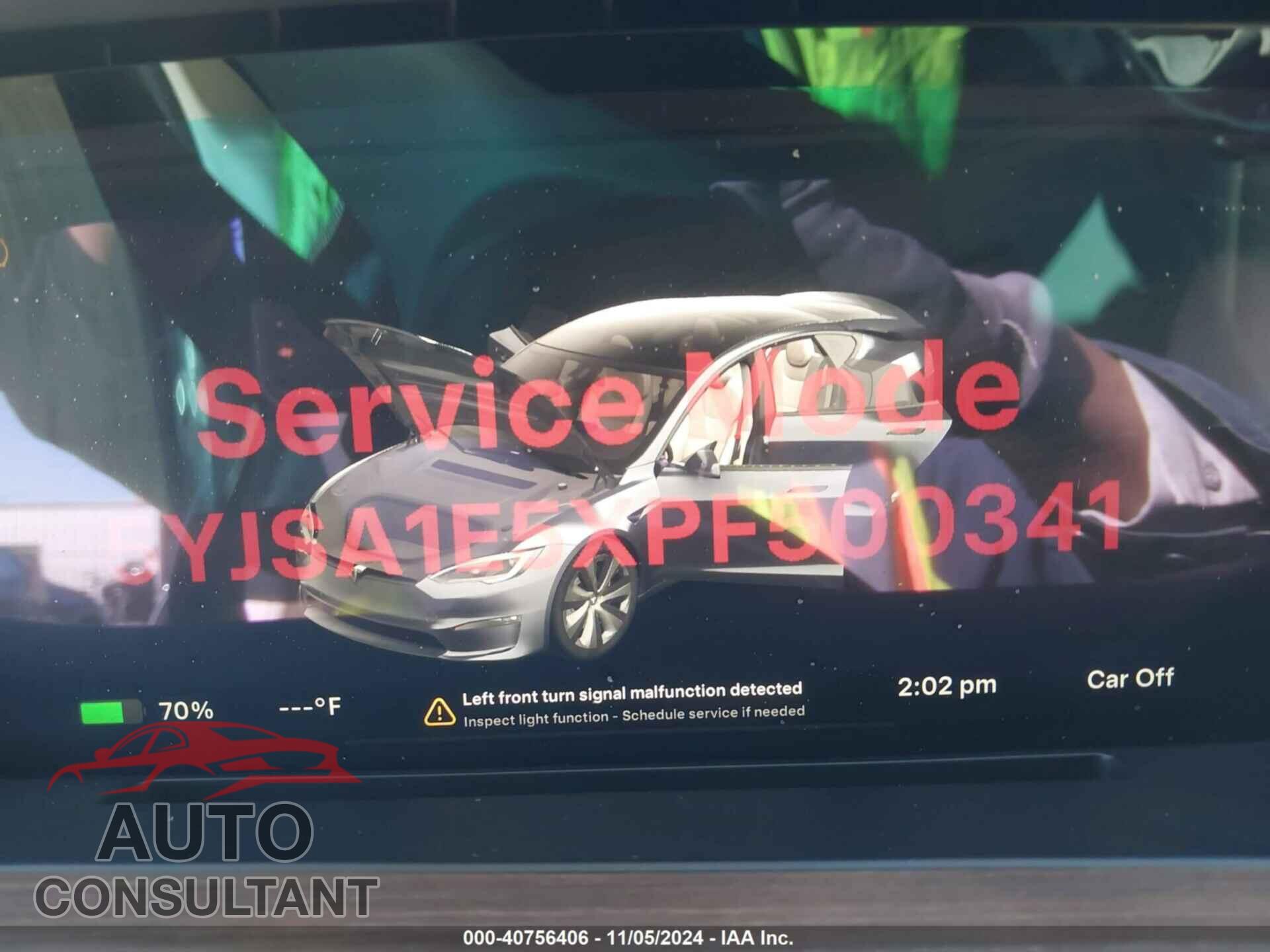 TESLA MODEL S 2023 - 5YJSA1E5XPF500341
