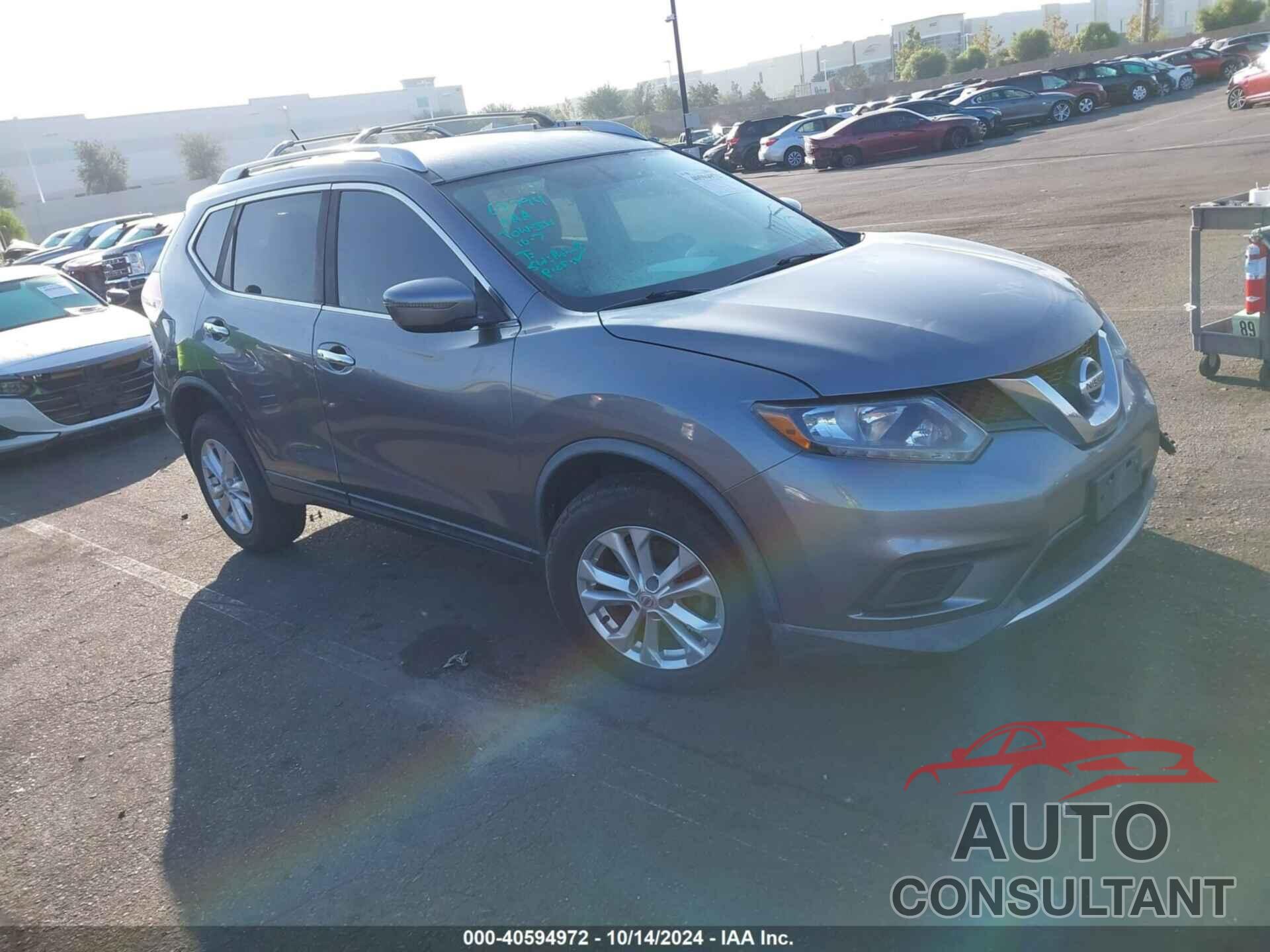 NISSAN ROGUE 2016 - KNMAT2MV0GP702382