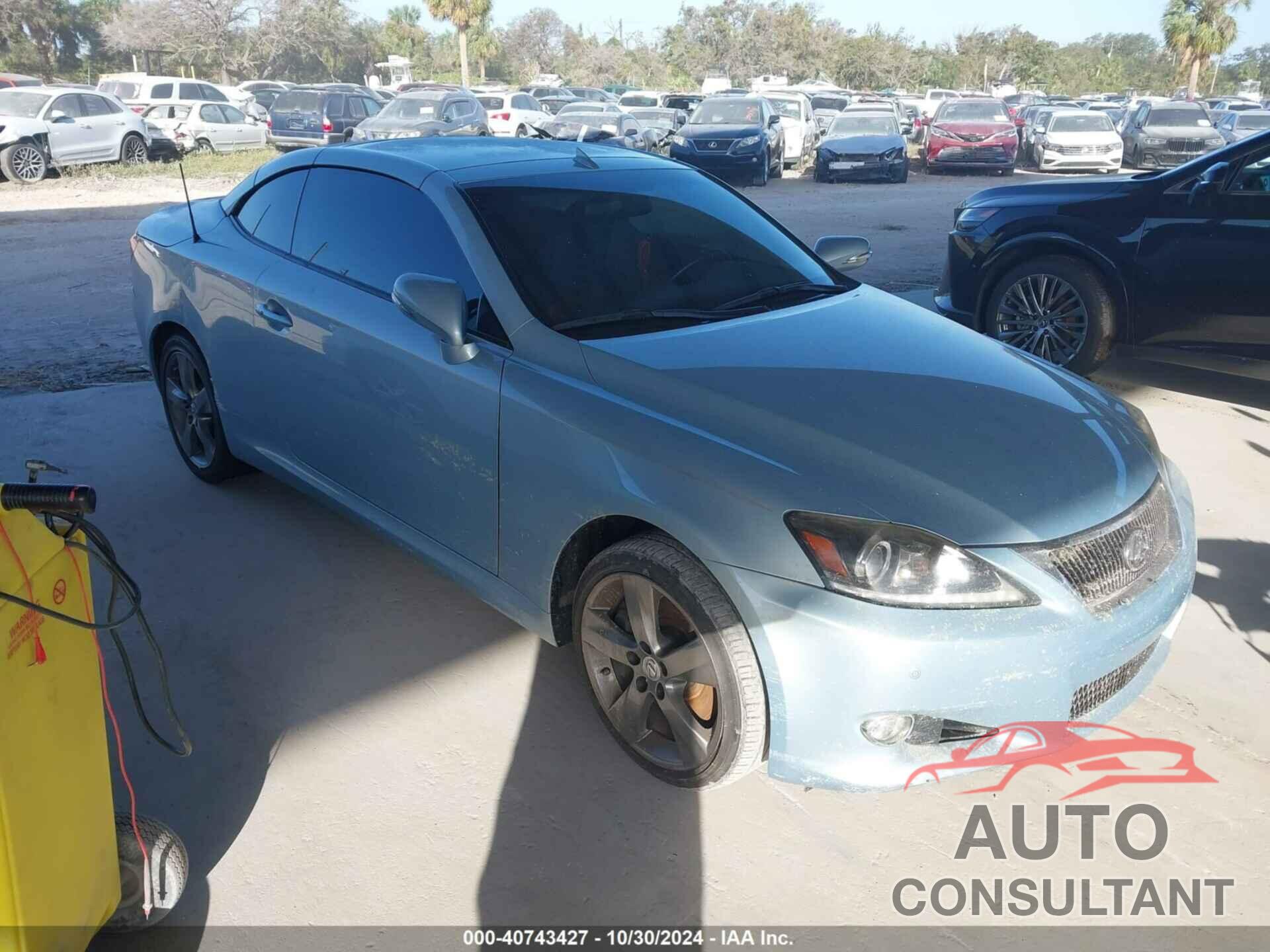 LEXUS IS 350C 2011 - JTHFE2C23B2506139