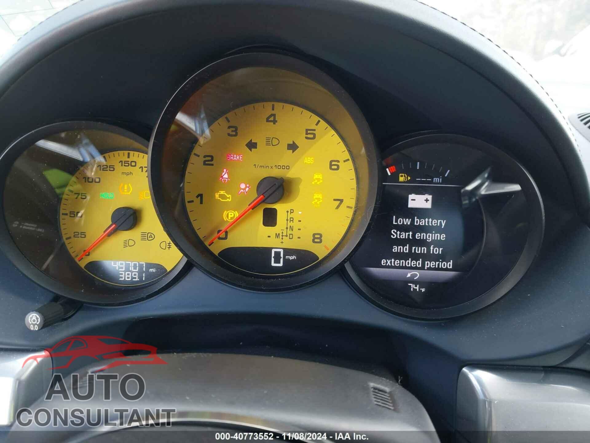PORSCHE 718 BOXSTER 2017 - WP0CB2A87HS240623