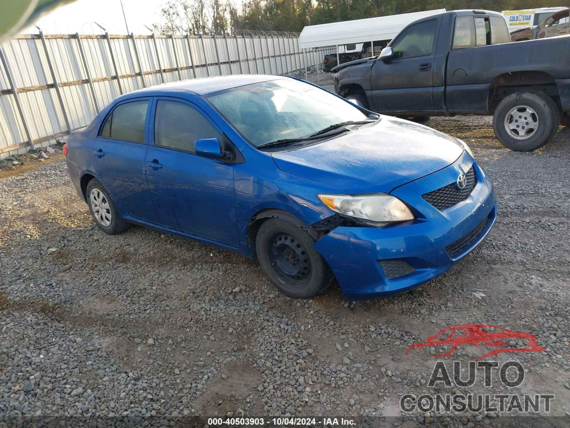 TOYOTA COROLLA 2009 - 2T1BU40E69C117469