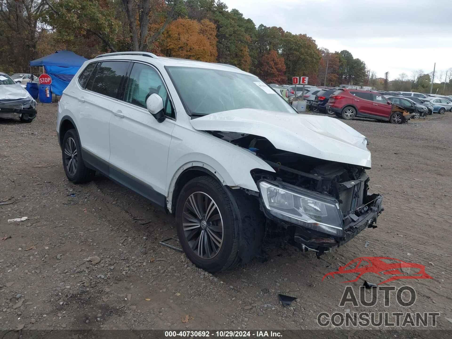 VOLKSWAGEN TIGUAN 2018 - 3VV2B7AX1JM099273