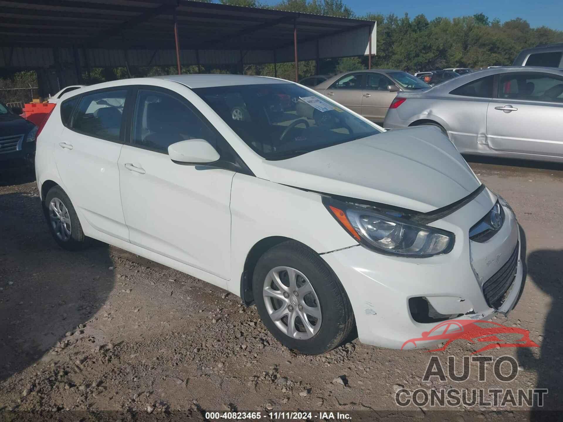 HYUNDAI ACCENT 2012 - KMHCT5AE6CU052334