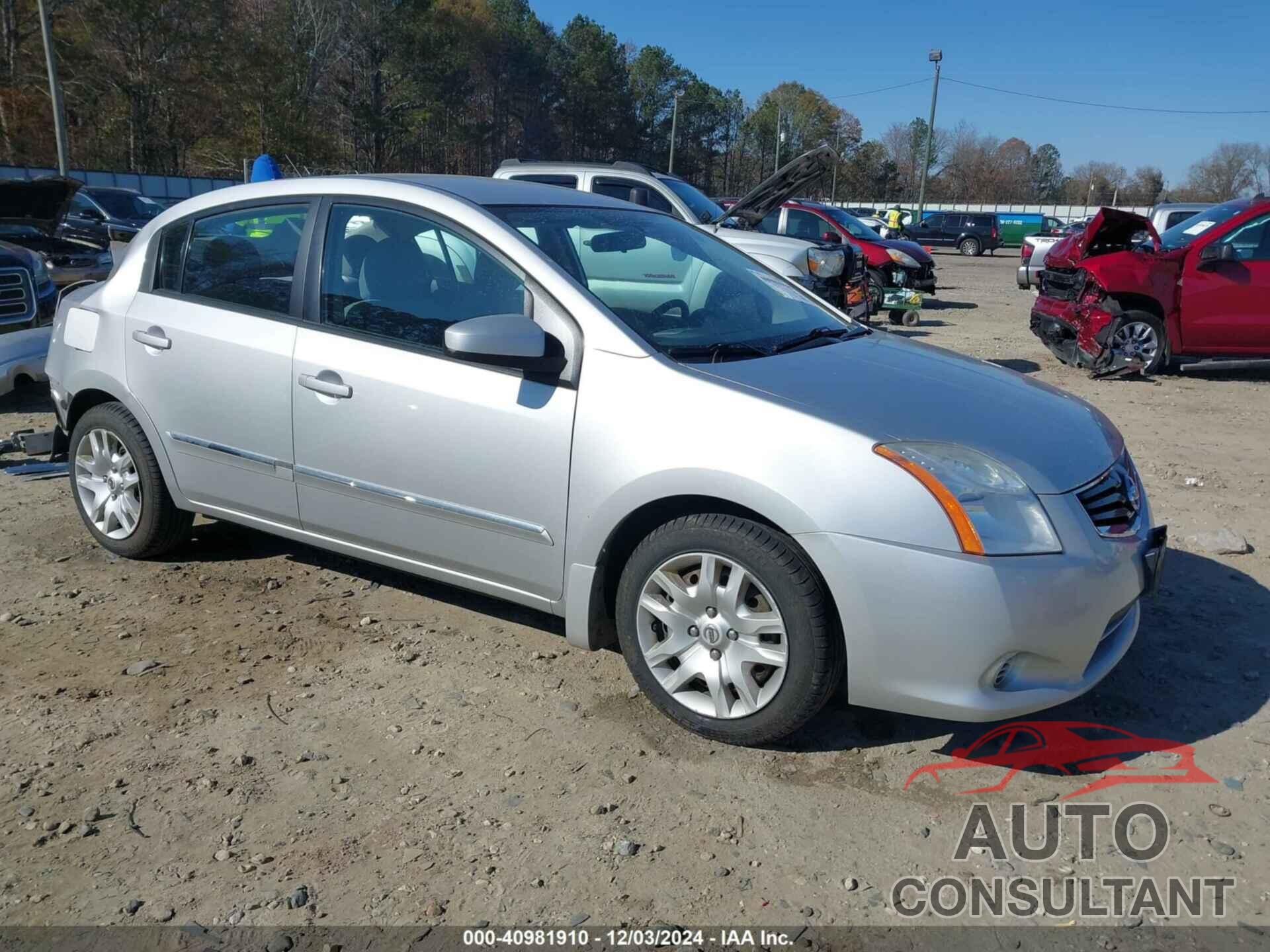 NISSAN SENTRA 2012 - 3N1AB6AP5CL658517