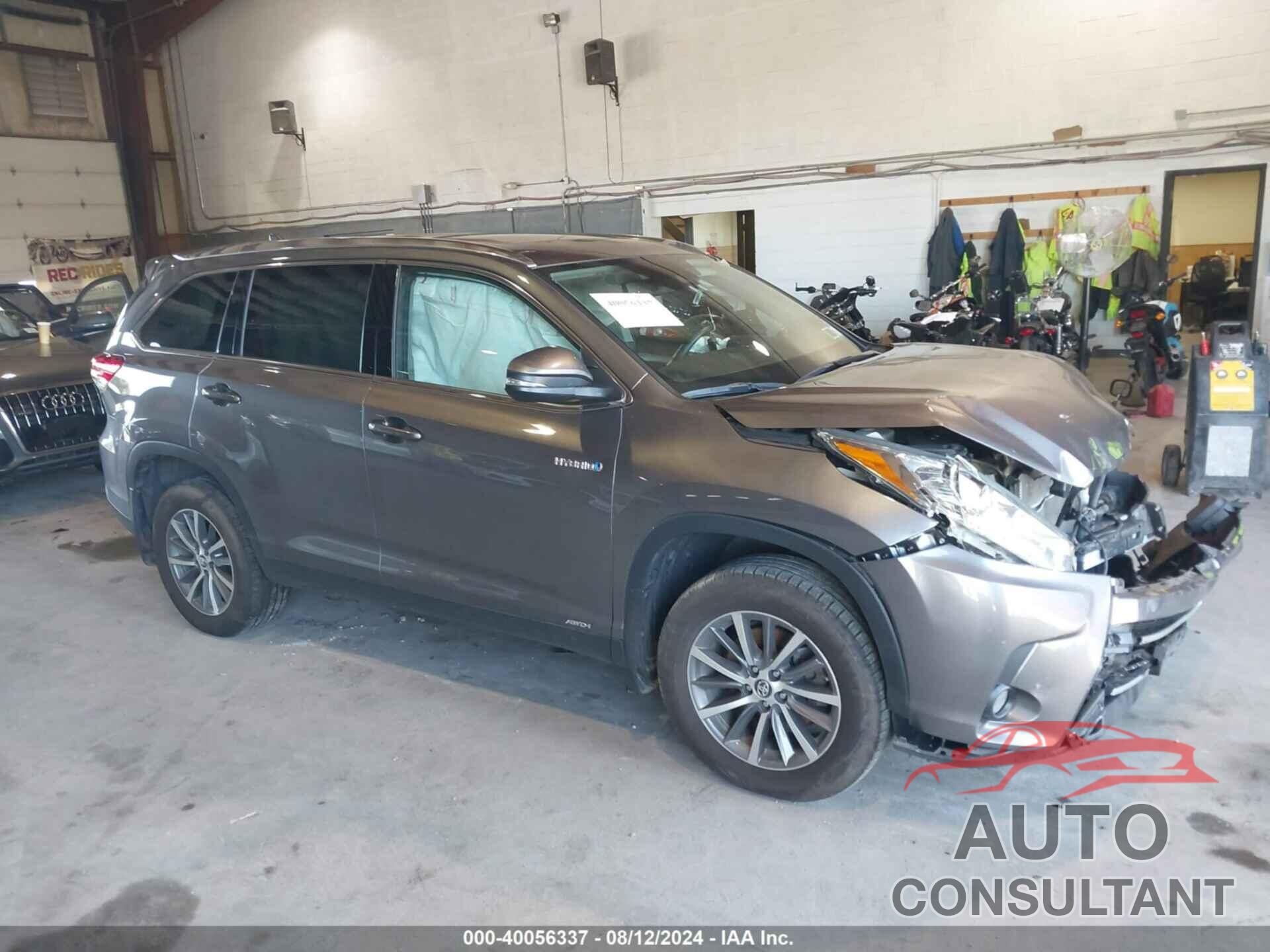 TOYOTA HIGHLANDER HYBRID 2019 - 5TDJGRFHXKS076701