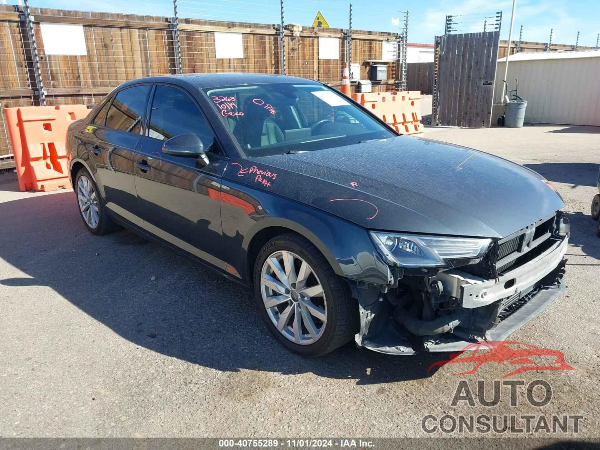 AUDI A4 2017 - WAUANAF46HN006340