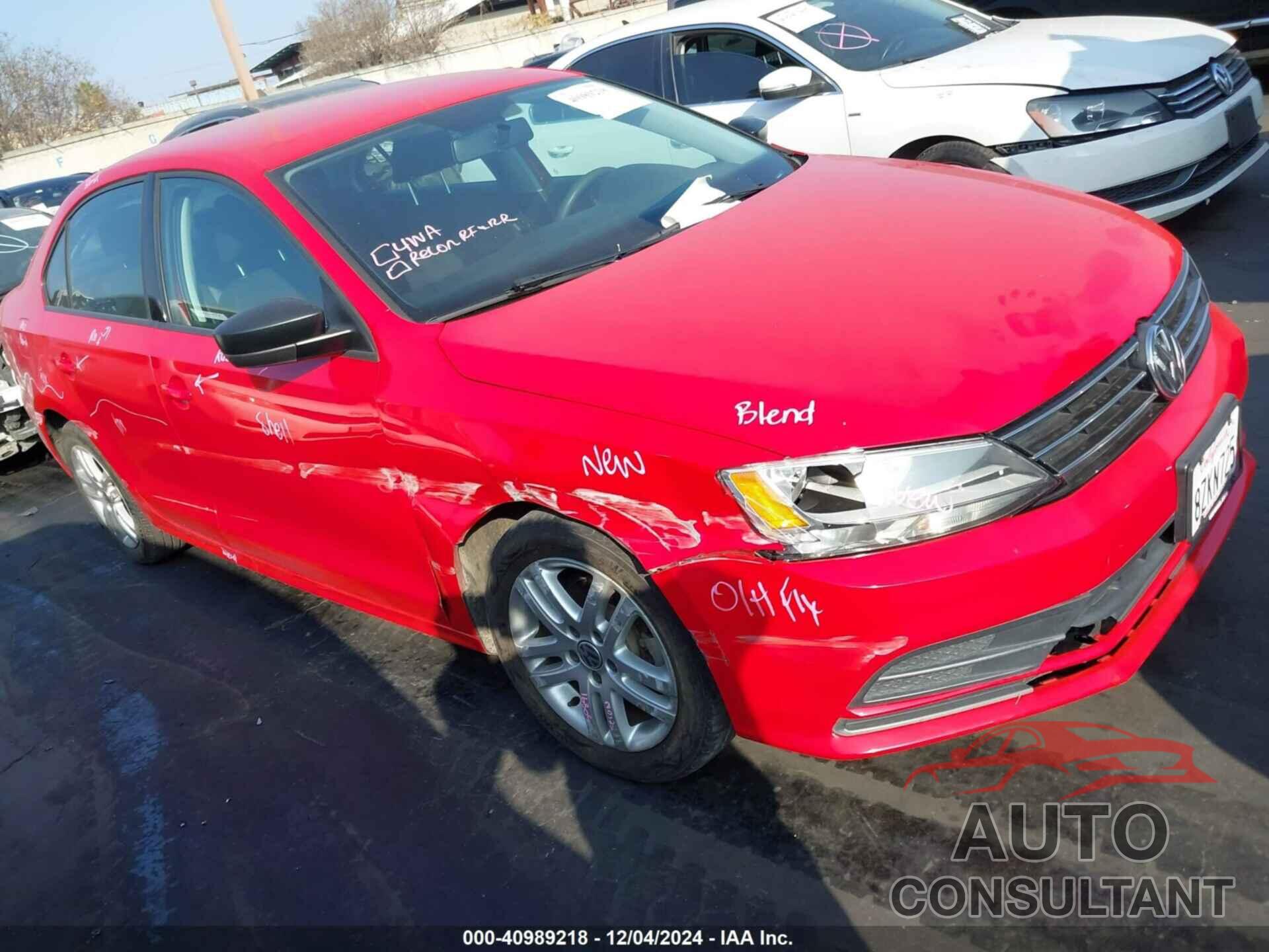 VOLKSWAGEN JETTA 2015 - 3VW1K7AJ9FM256204