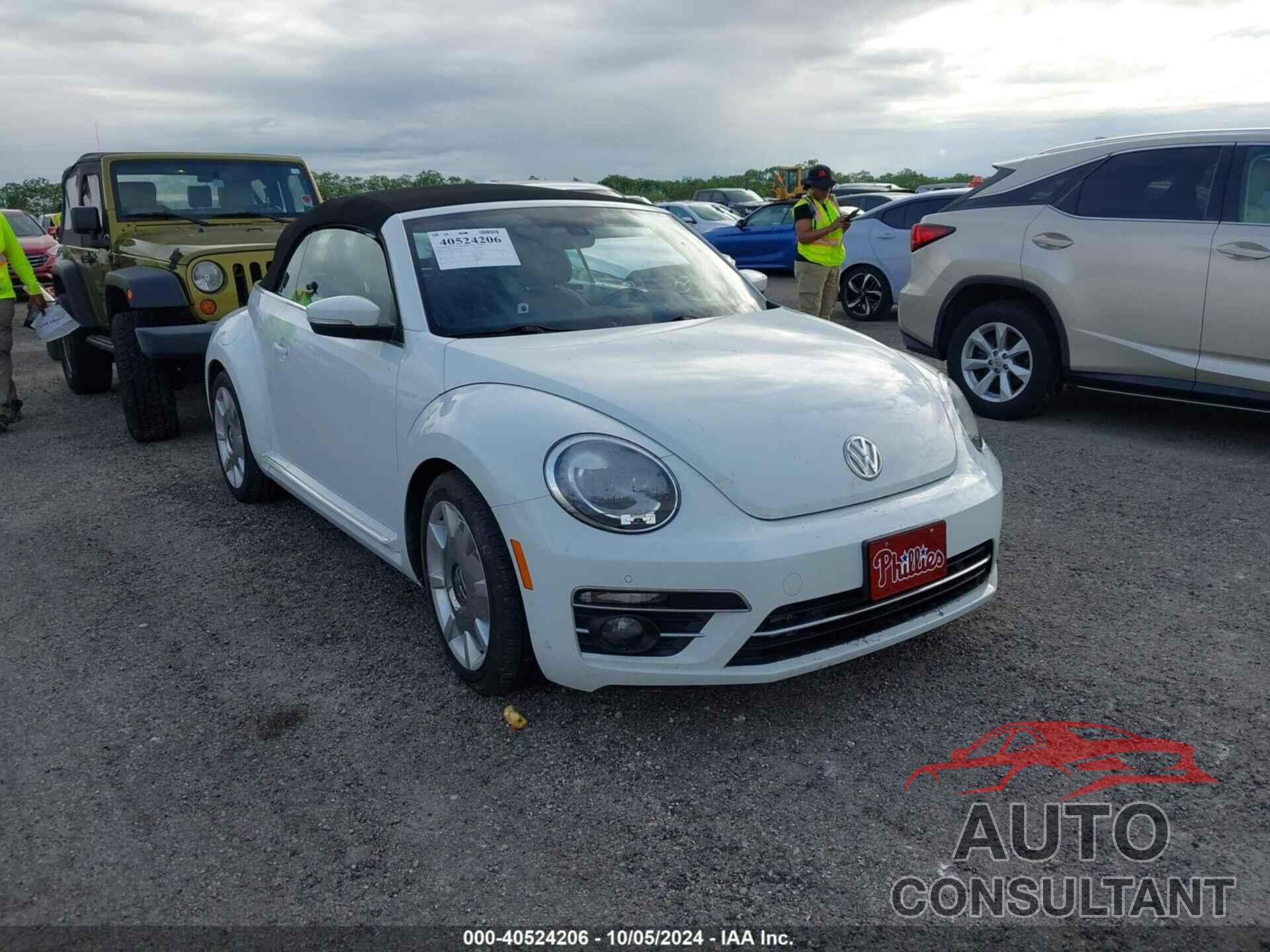 VOLKSWAGEN BEETLE 2018 - 3VW5DAATXJM518069