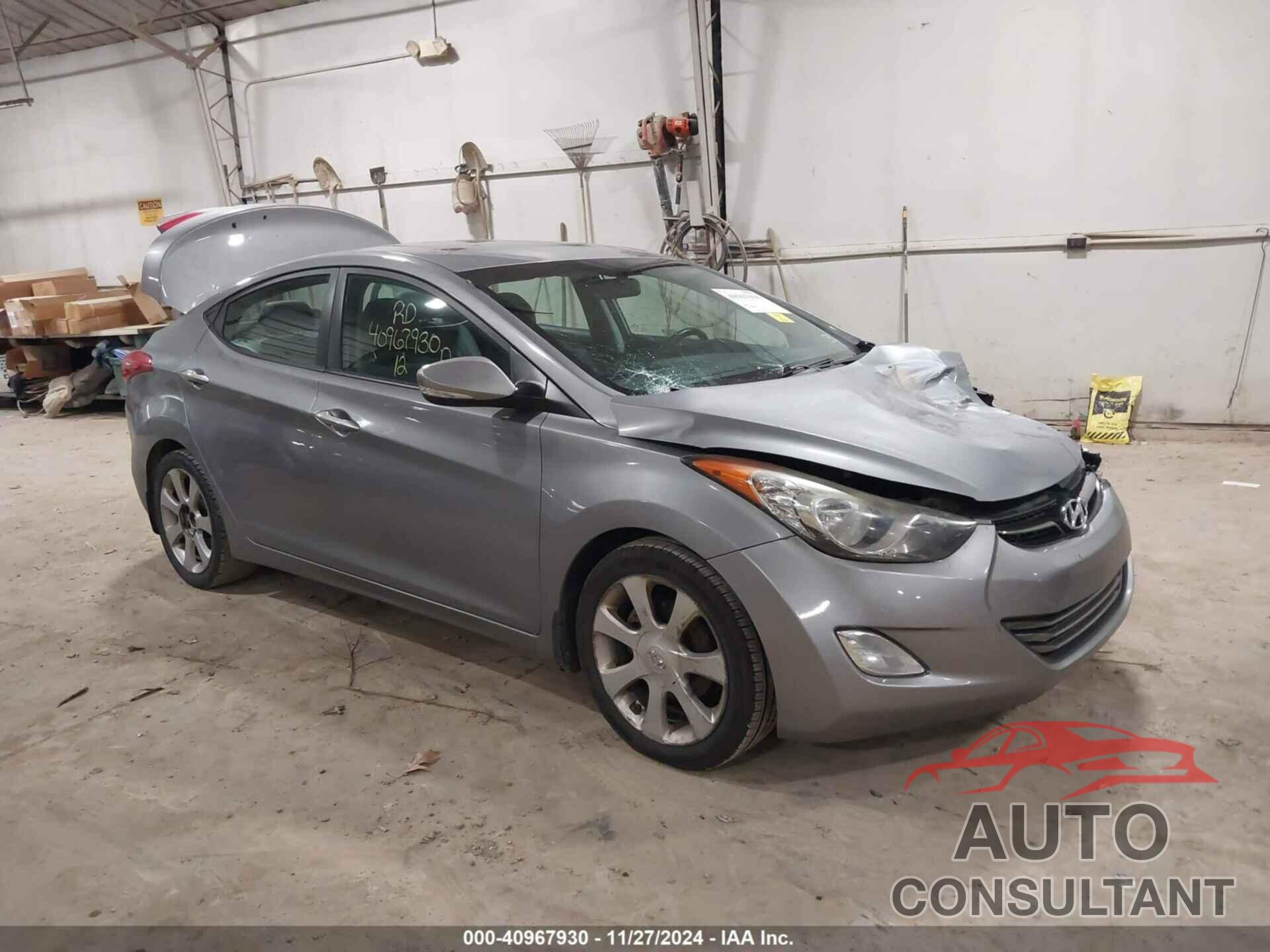 HYUNDAI ELANTRA 2012 - KMHDH4AE7CU453701