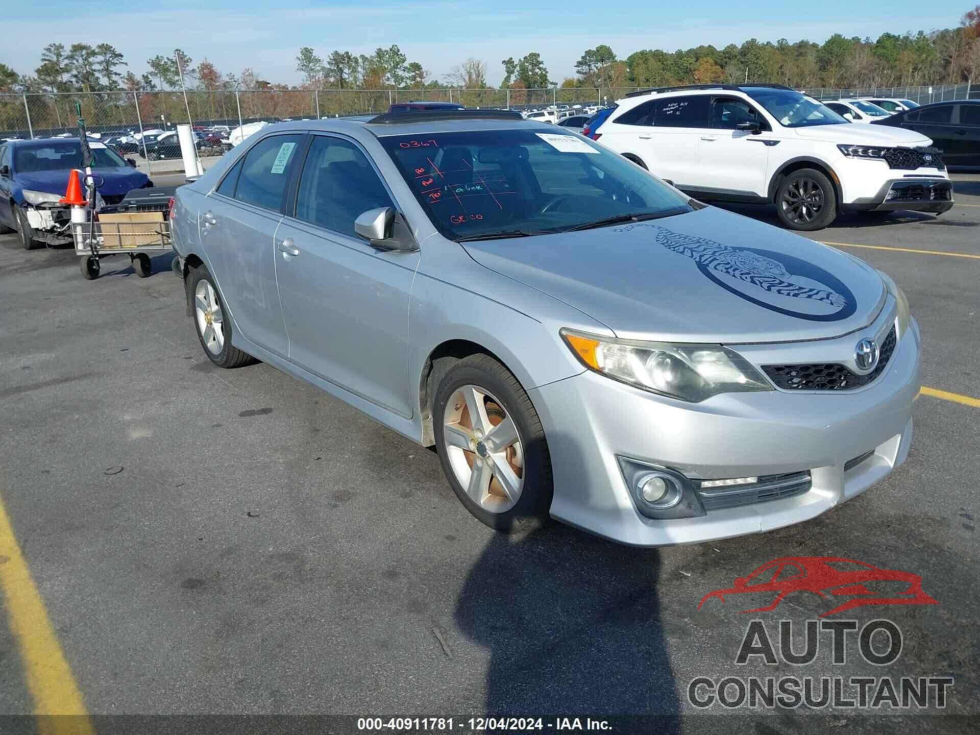 TOYOTA CAMRY 2012 - 4T1BF1FK9CU091722