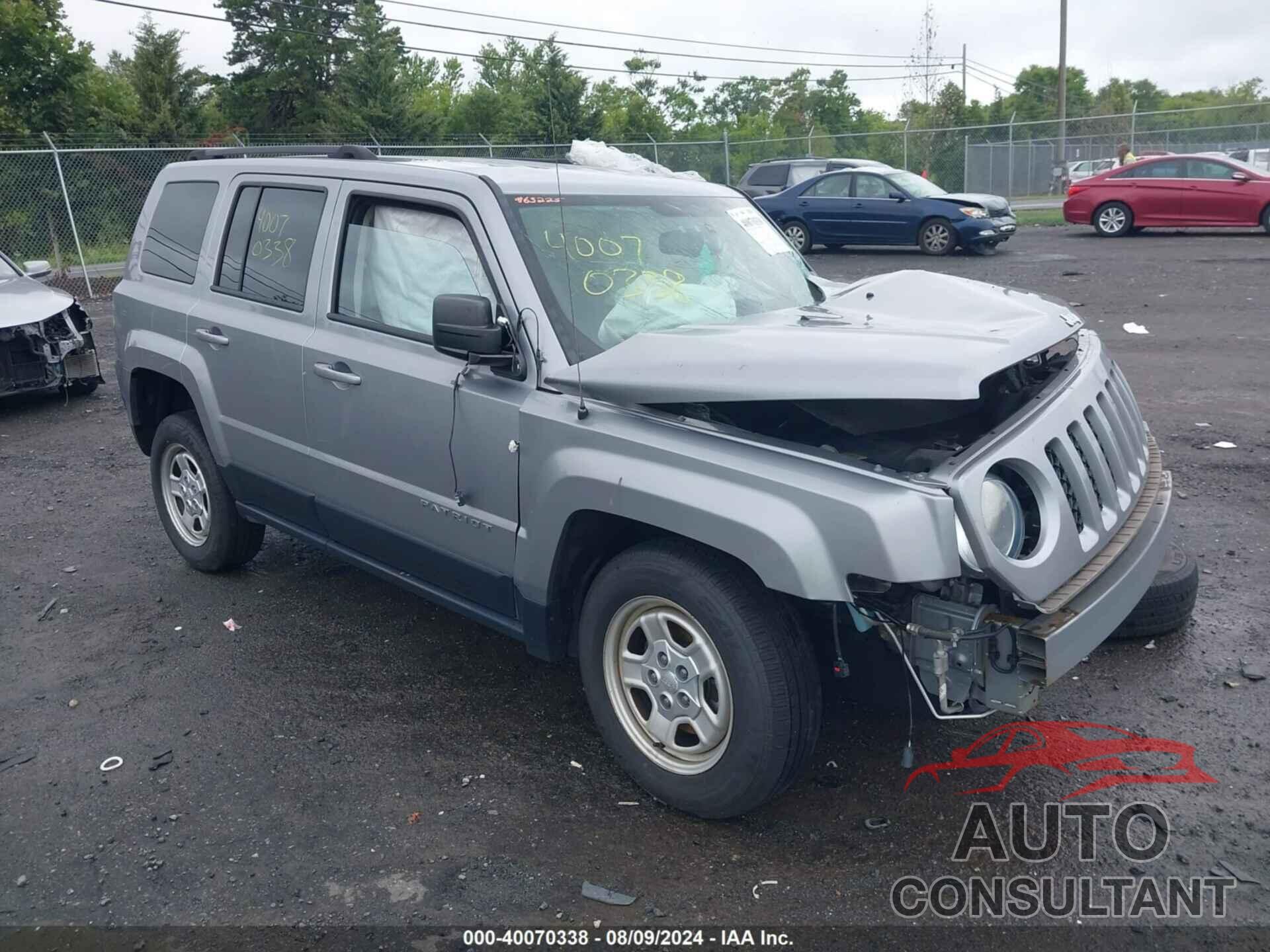 JEEP PATRIOT 2017 - 1C4NJRBB5HD179517