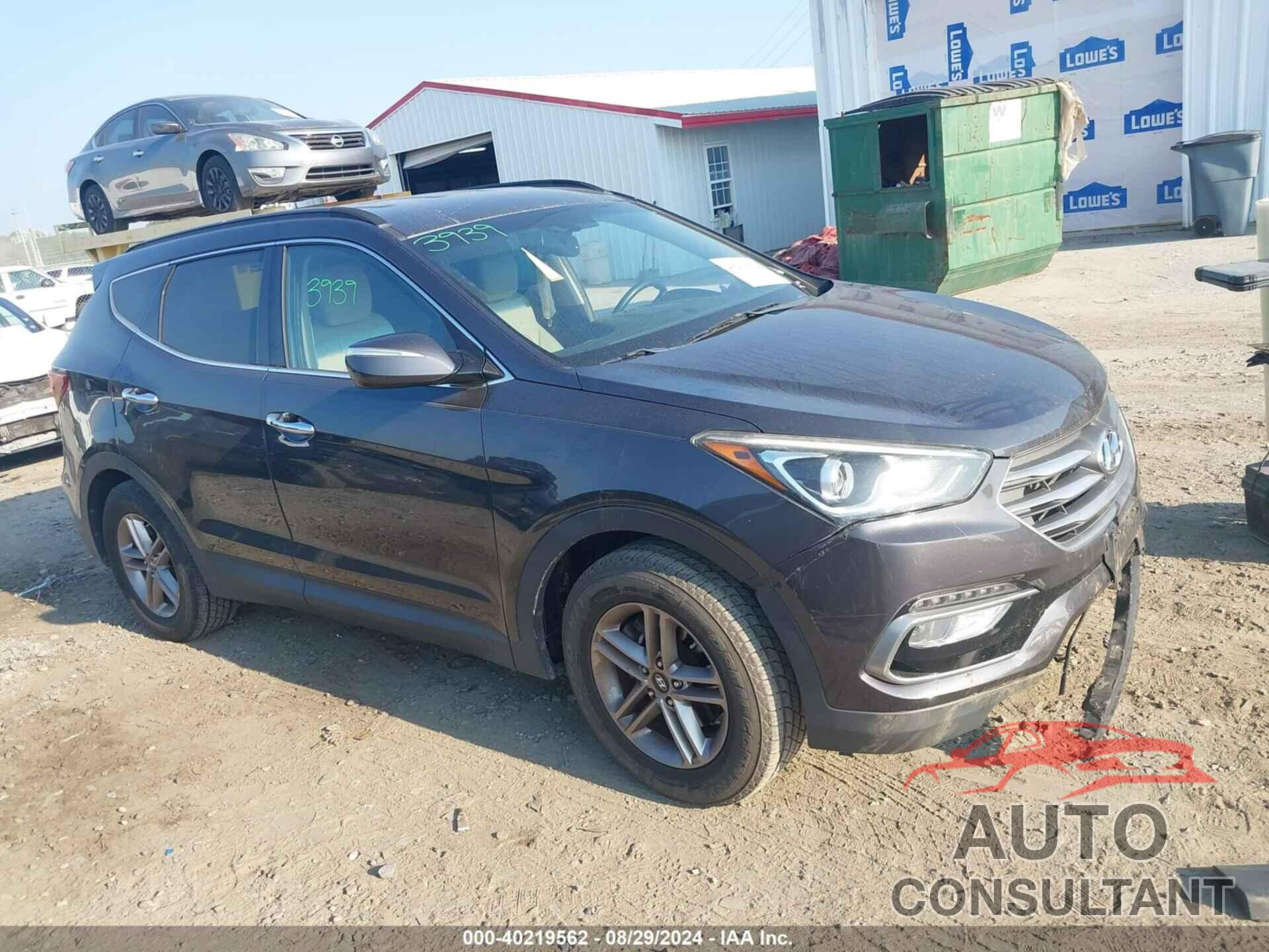 HYUNDAI SANTA FE SPORT 2017 - 5XYZUDLBXHG382270