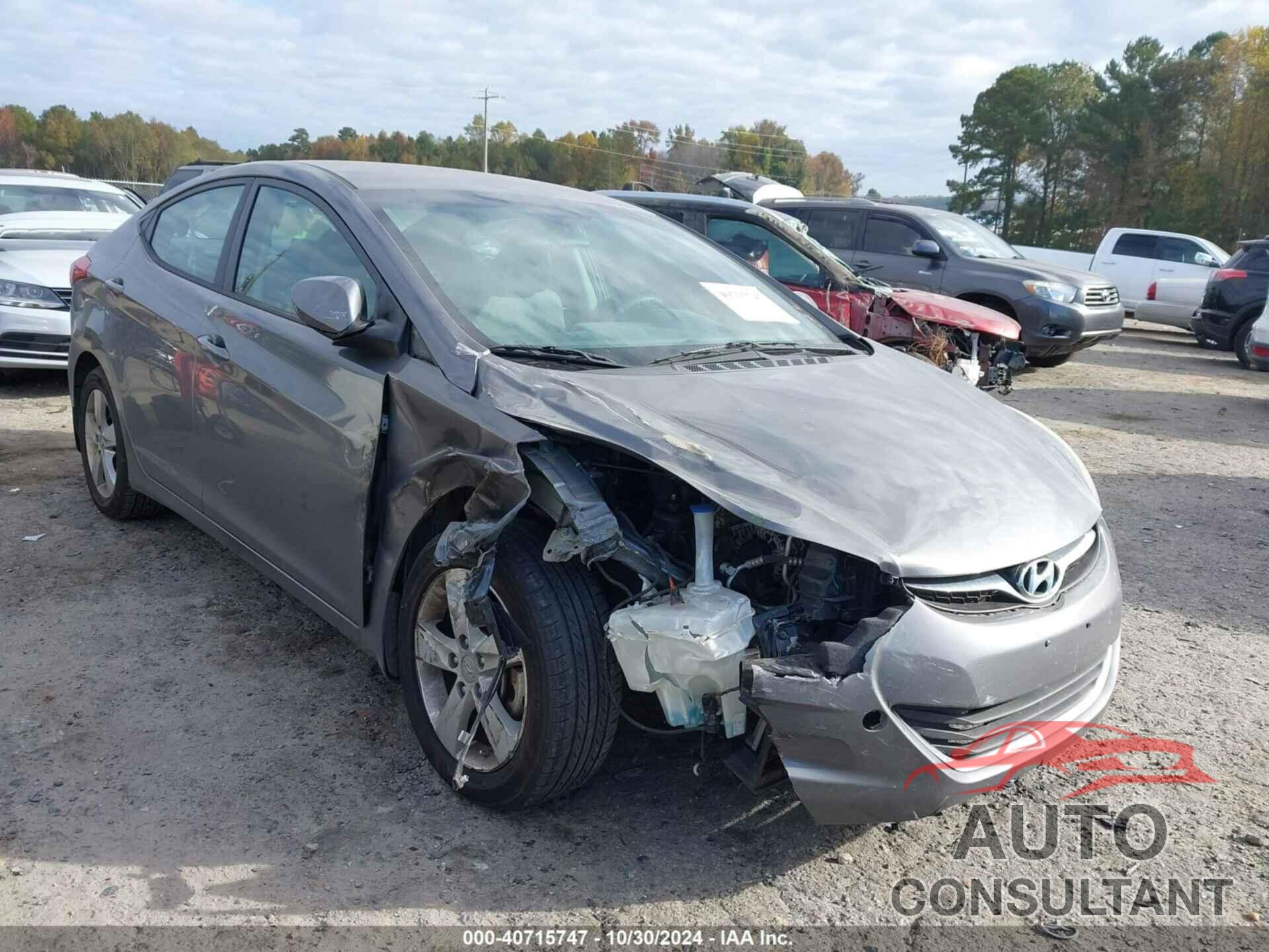 HYUNDAI ELANTRA 2013 - 5NPDH4AE6DH284741