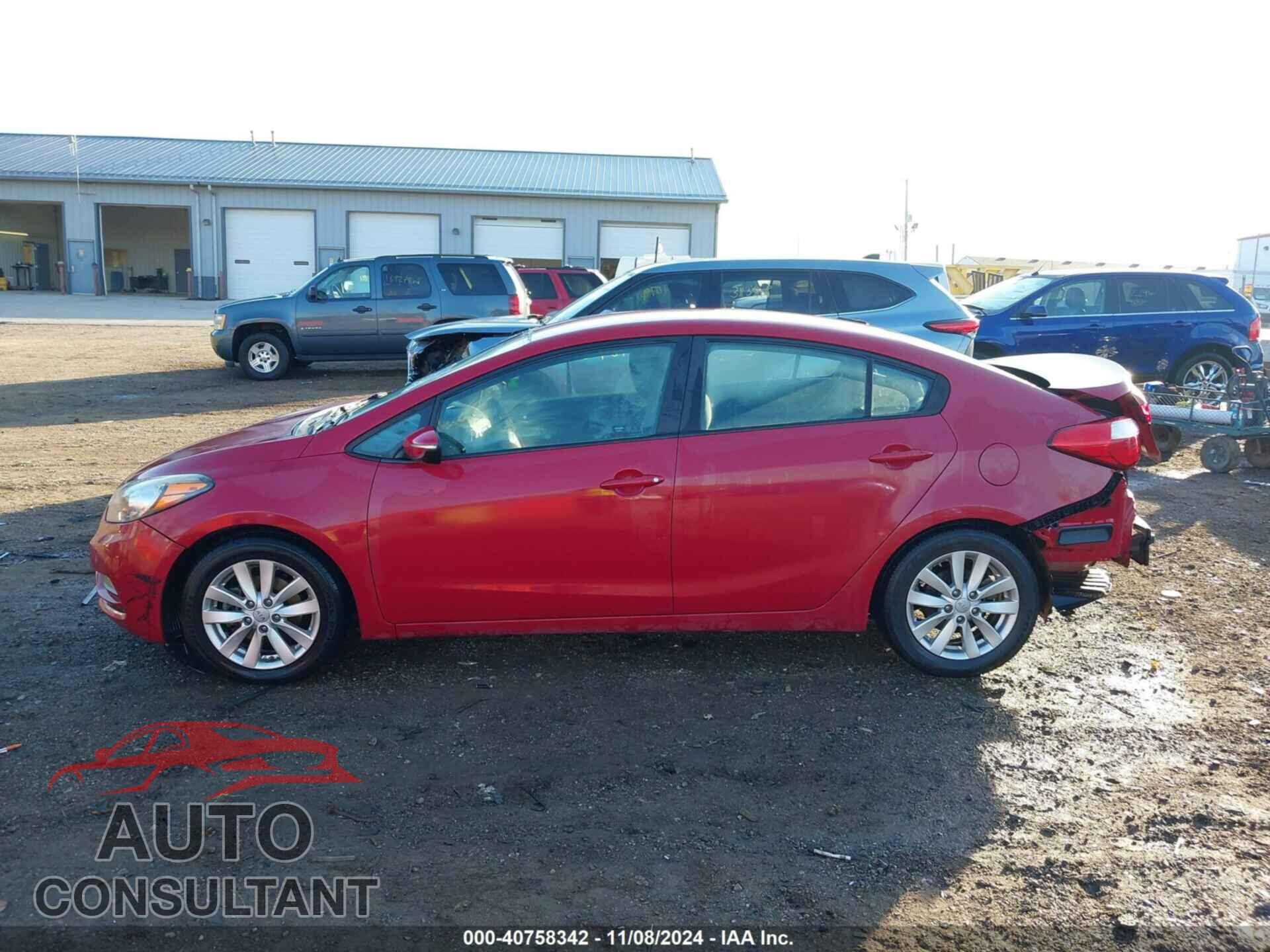 KIA FORTE 2015 - KNAFX4A61F5273375