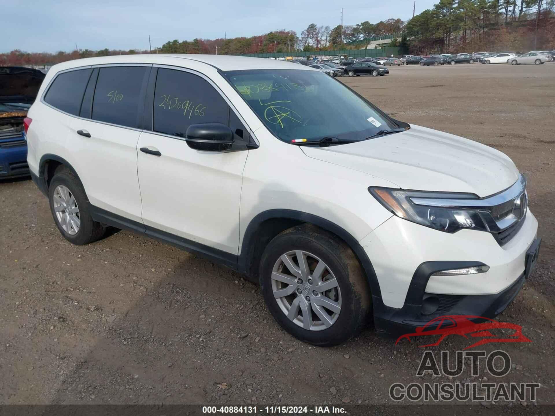 HONDA PILOT 2019 - 5FNYF6H11KB086294