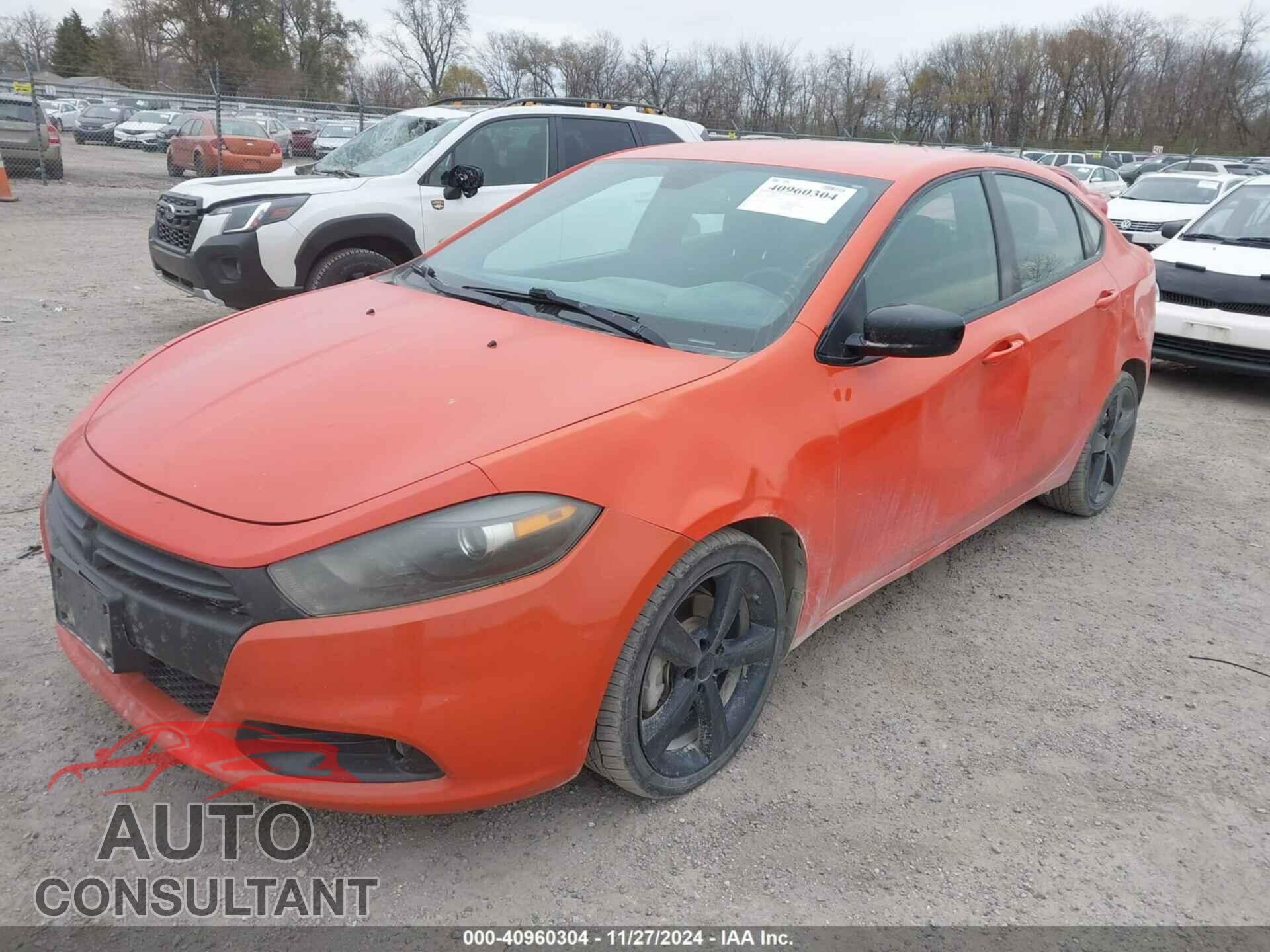 DODGE DART 2015 - 1C3CDFBB6FD378073