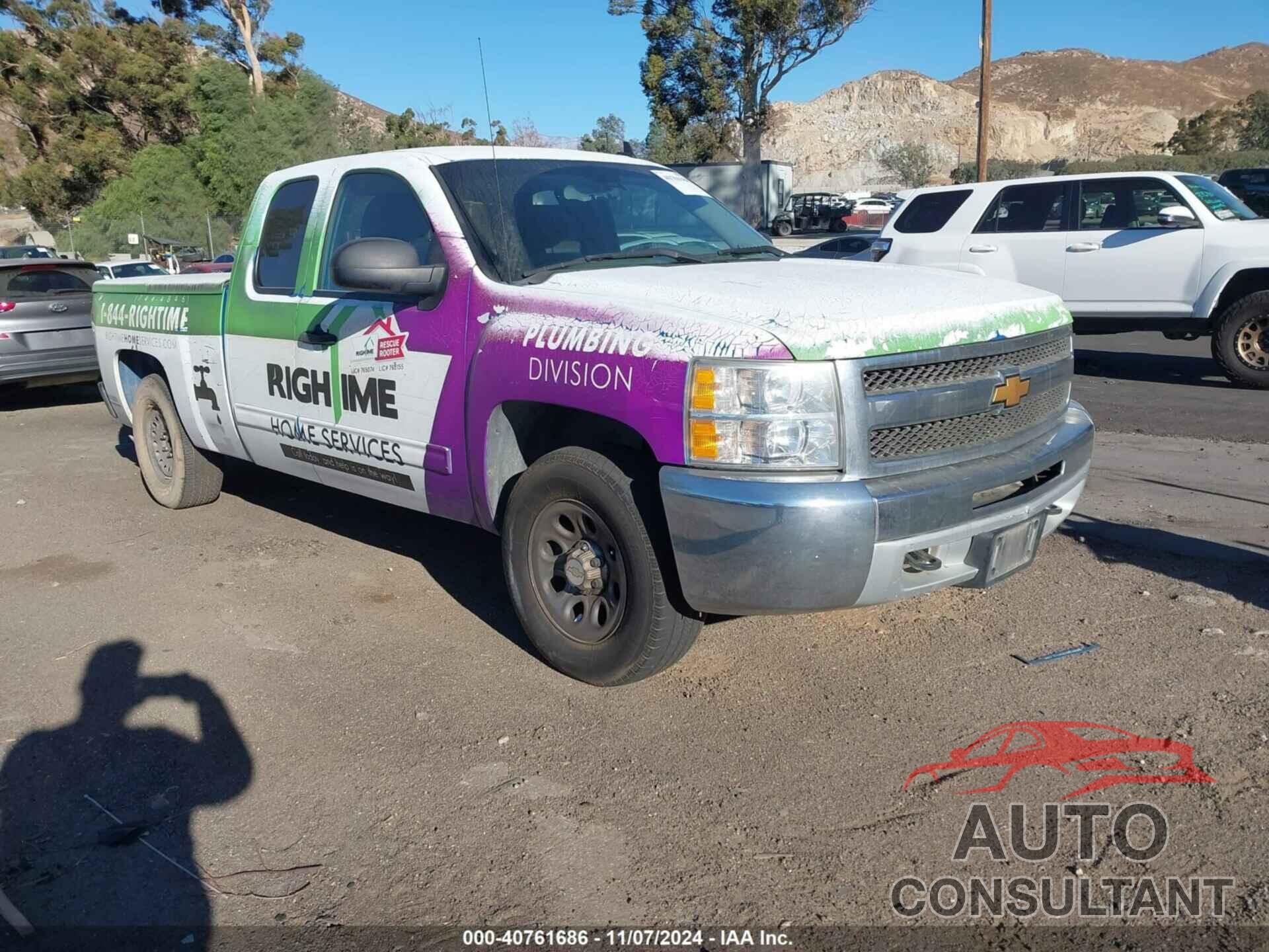 CHEVROLET SILVERADO 1500 2013 - 1GCRKREA3DZ157904