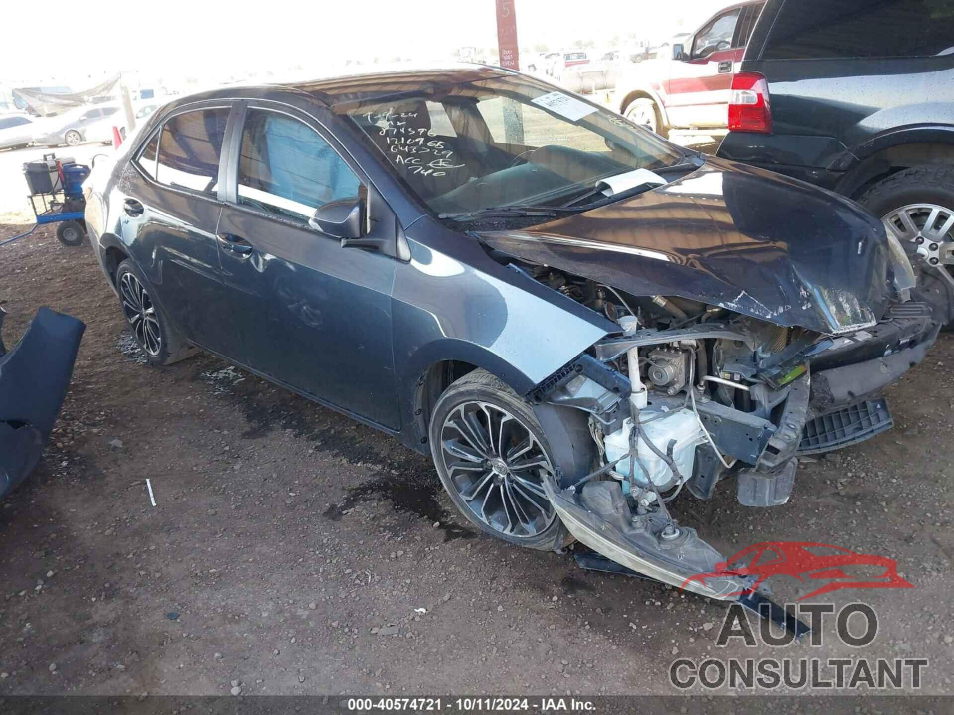 TOYOTA COROLLA 2016 - 2T1BURHE8GC643729