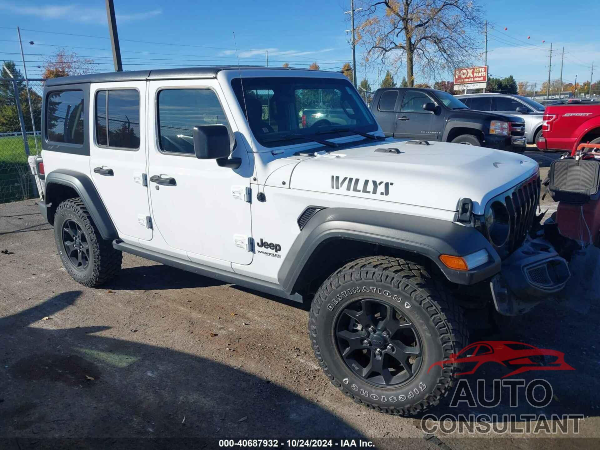 JEEP WRANGLER UNLIMITED 2021 - 1C4HJXDG9MW822492