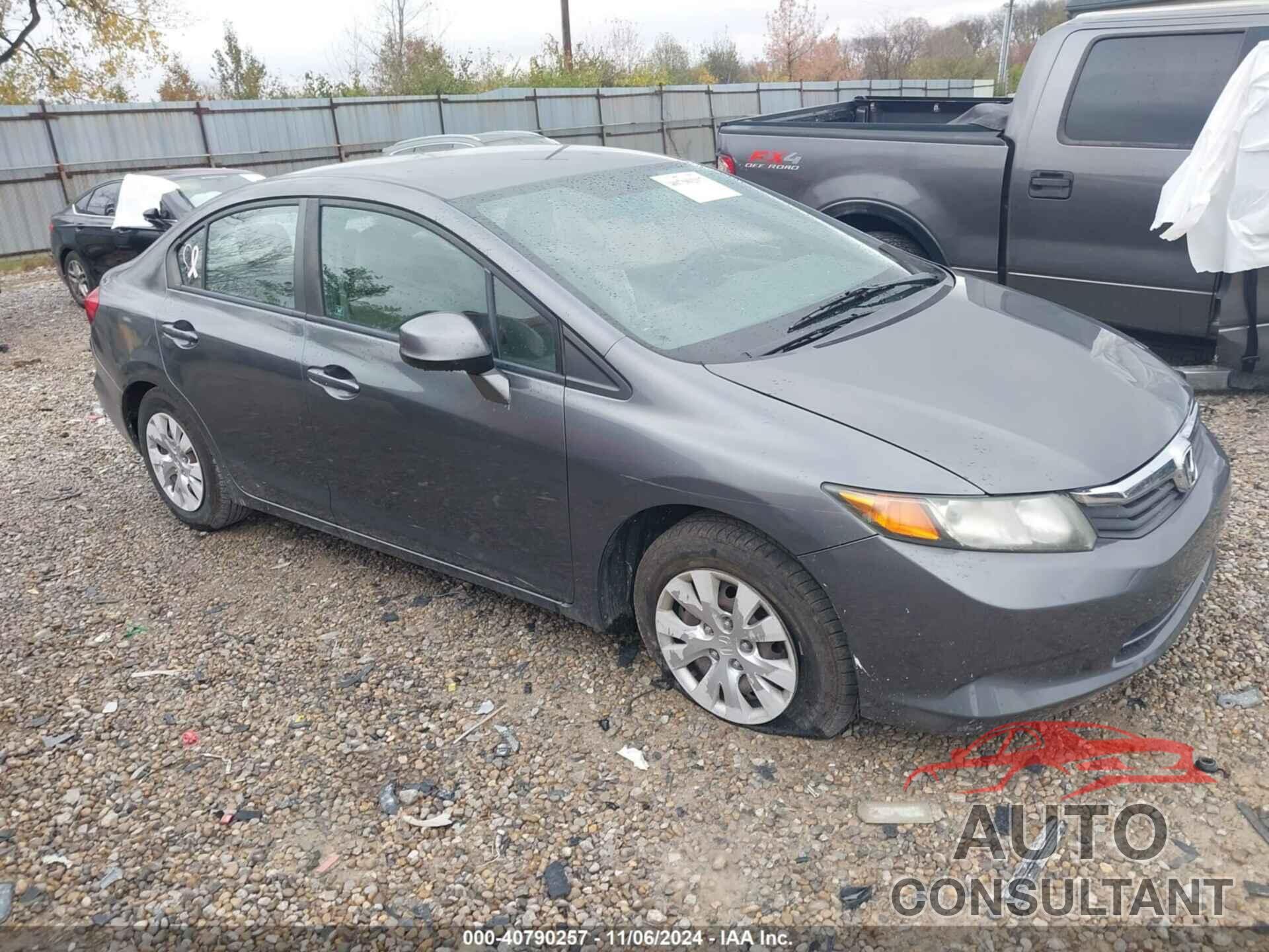 HONDA CIVIC 2012 - 19XFB2F58CE383488