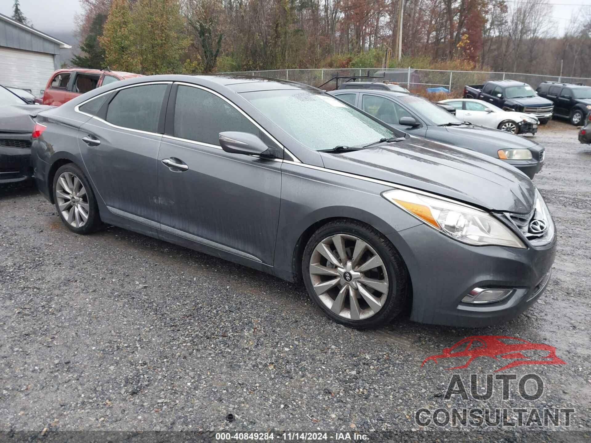 HYUNDAI AZERA 2013 - KMHFH4JG0DA320176
