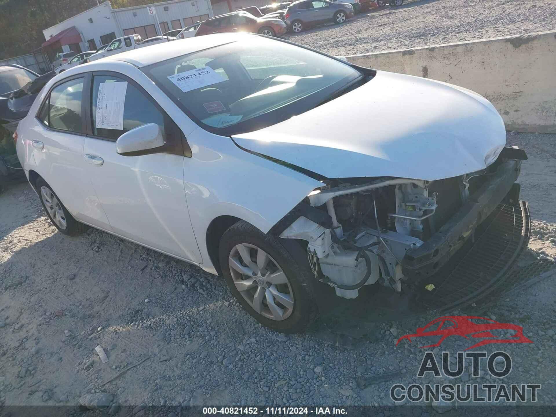 TOYOTA COROLLA 2015 - 2T1BURHE5FC344603