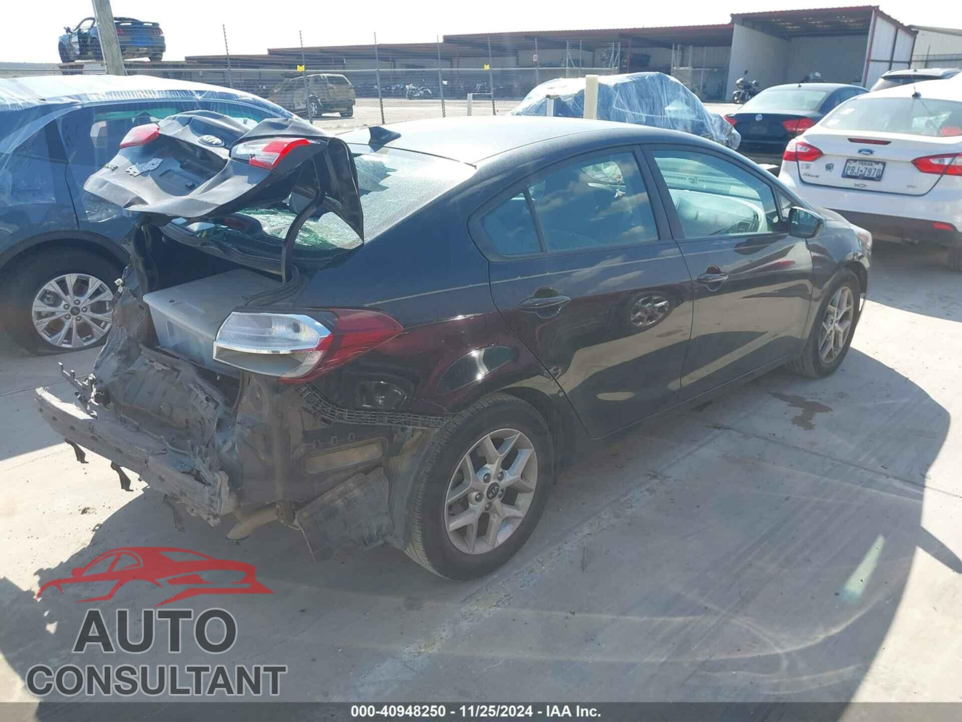 KIA FORTE 2017 - 3KPFL4A72HE007247